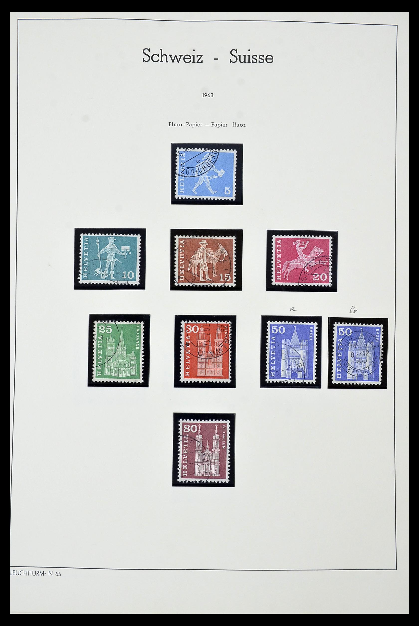 35022 091 - Stamp Collection 35022 Switzerland 1850-1989.