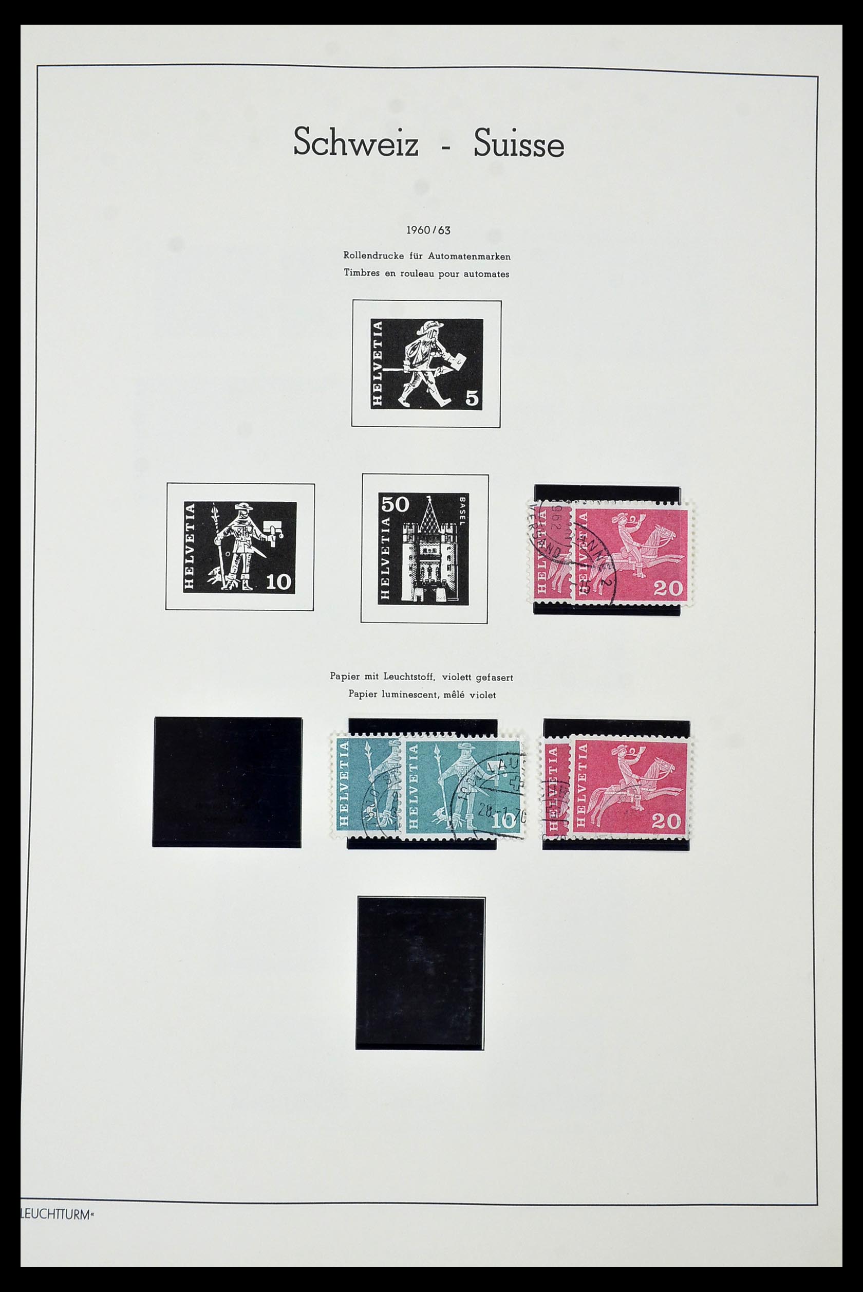 35022 092 - Stamp Collection 35022 Switzerland 1850-1989.