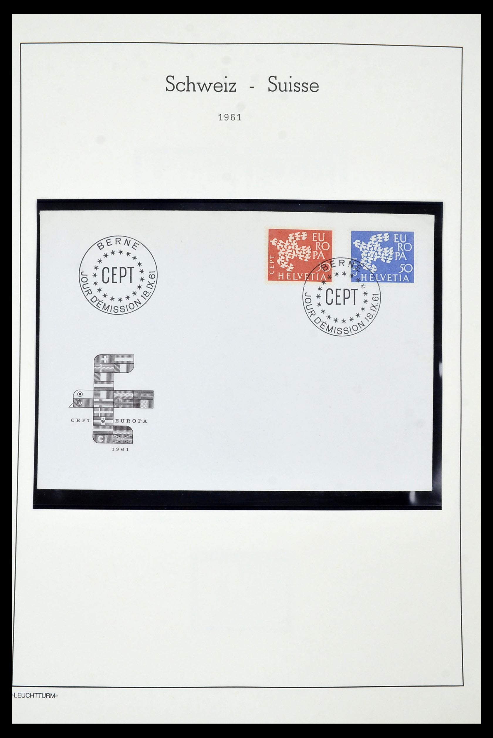 35022 096 - Stamp Collection 35022 Switzerland 1850-1989.