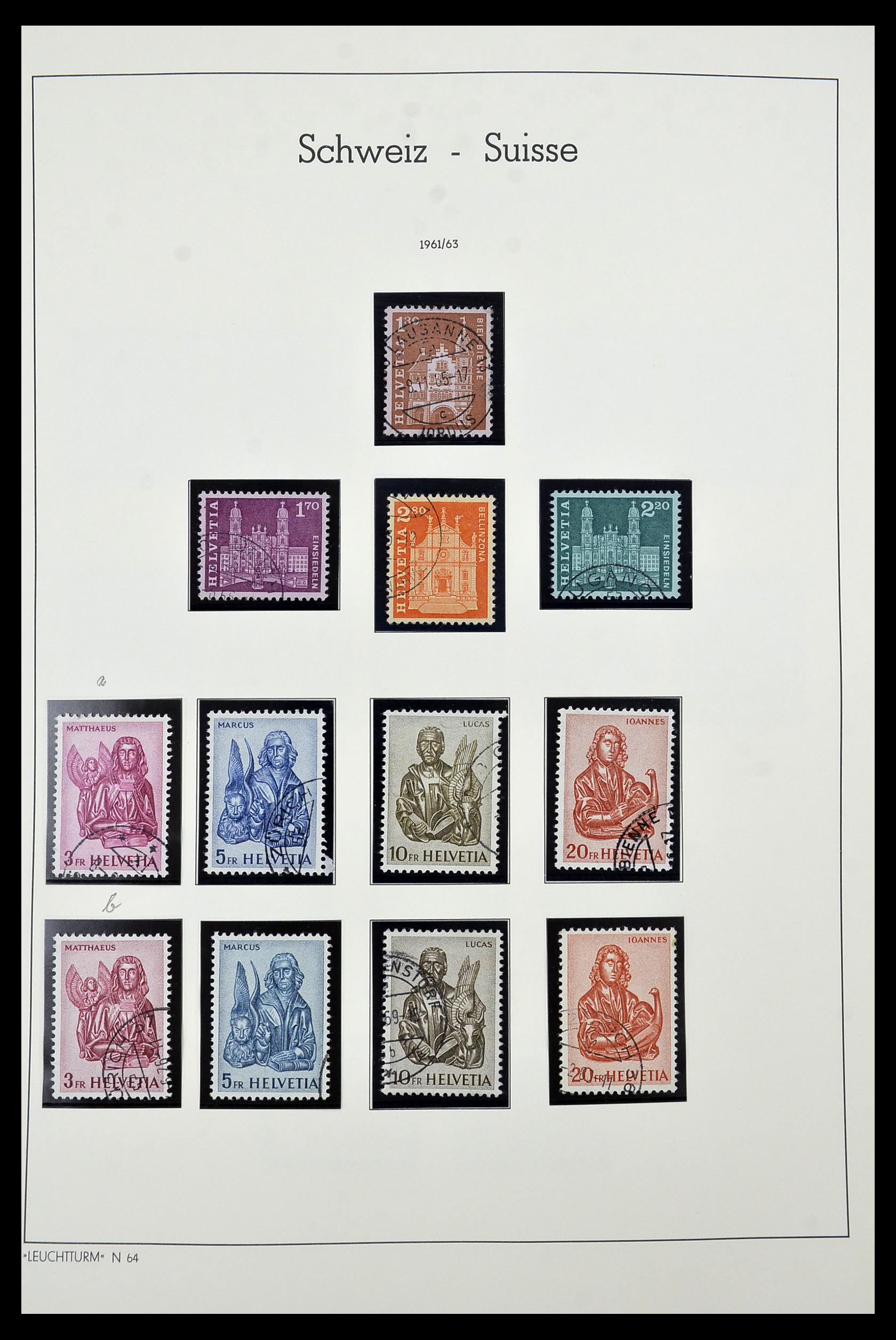 35022 098 - Stamp Collection 35022 Switzerland 1850-1989.