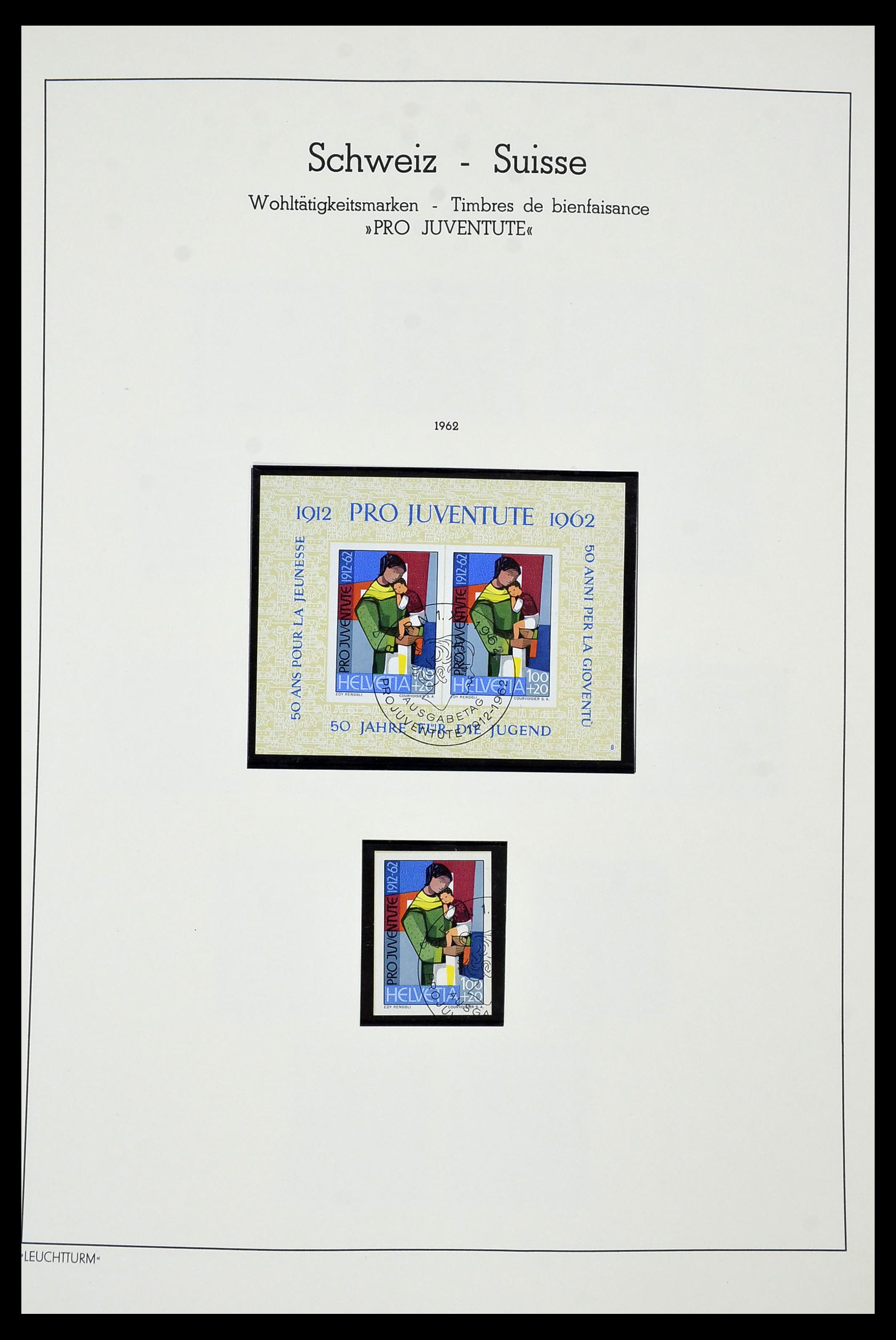 35022 100 - Stamp Collection 35022 Switzerland 1850-1989.