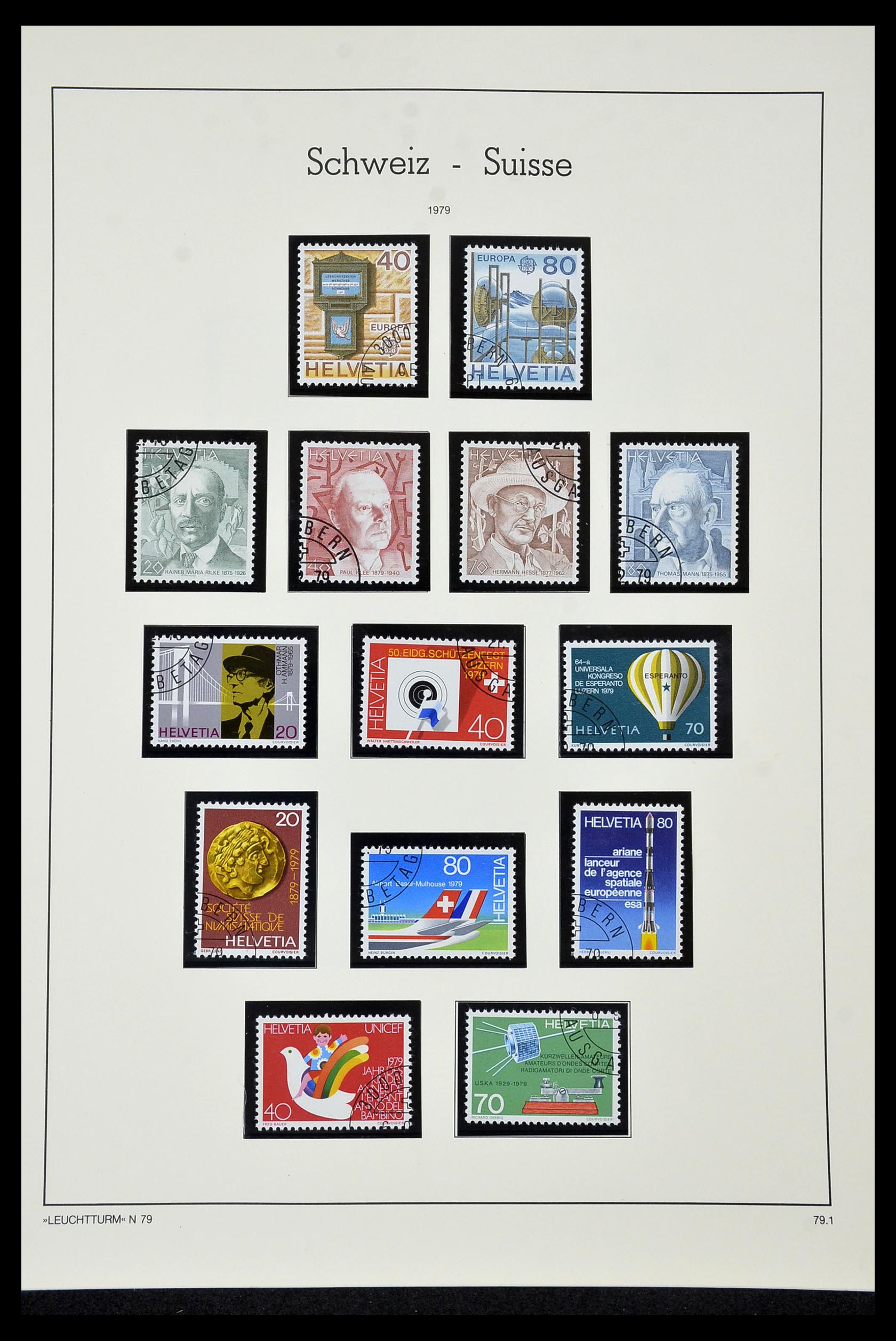 35022 161 - Stamp Collection 35022 Switzerland 1850-1989.
