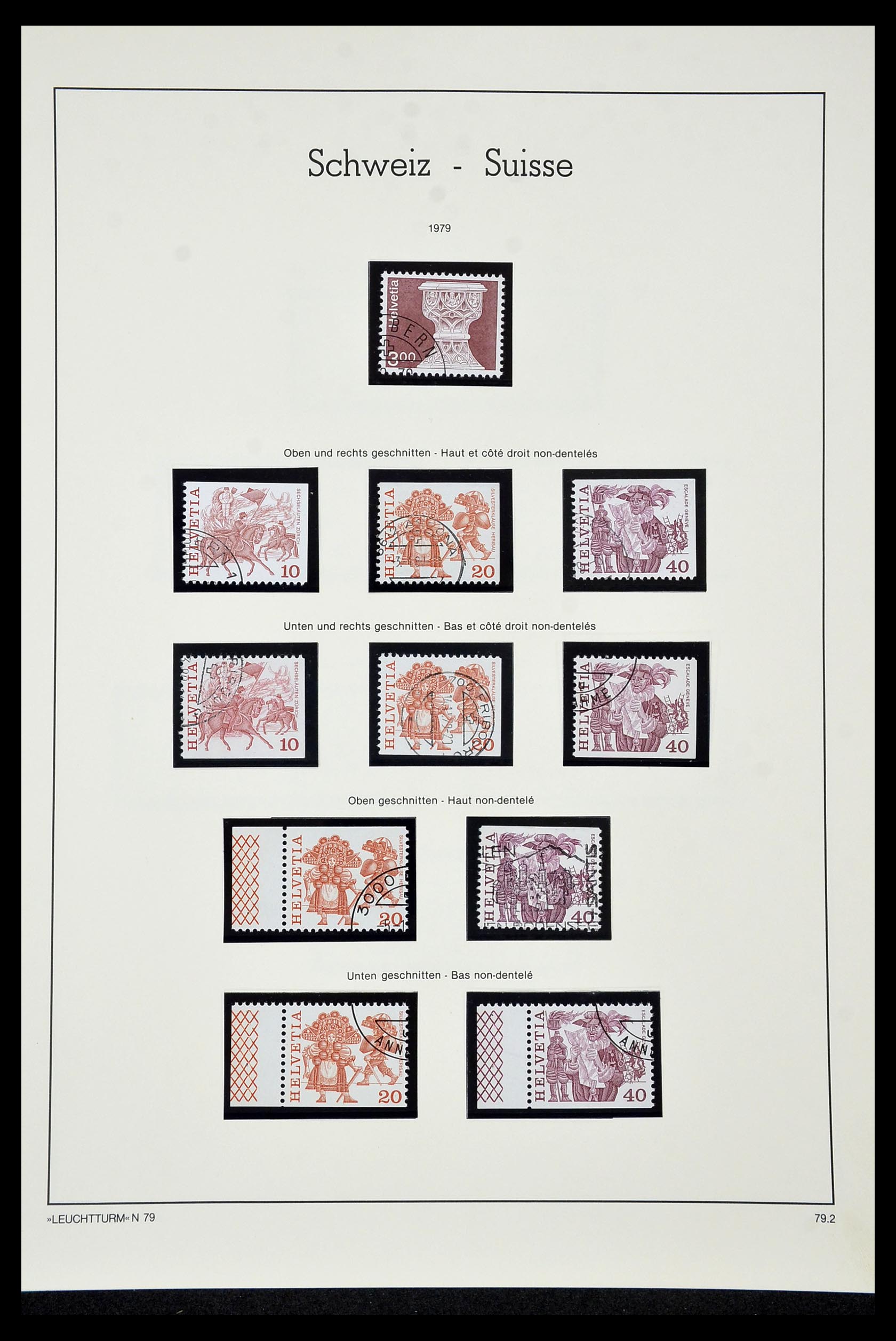 35022 163 - Stamp Collection 35022 Switzerland 1850-1989.