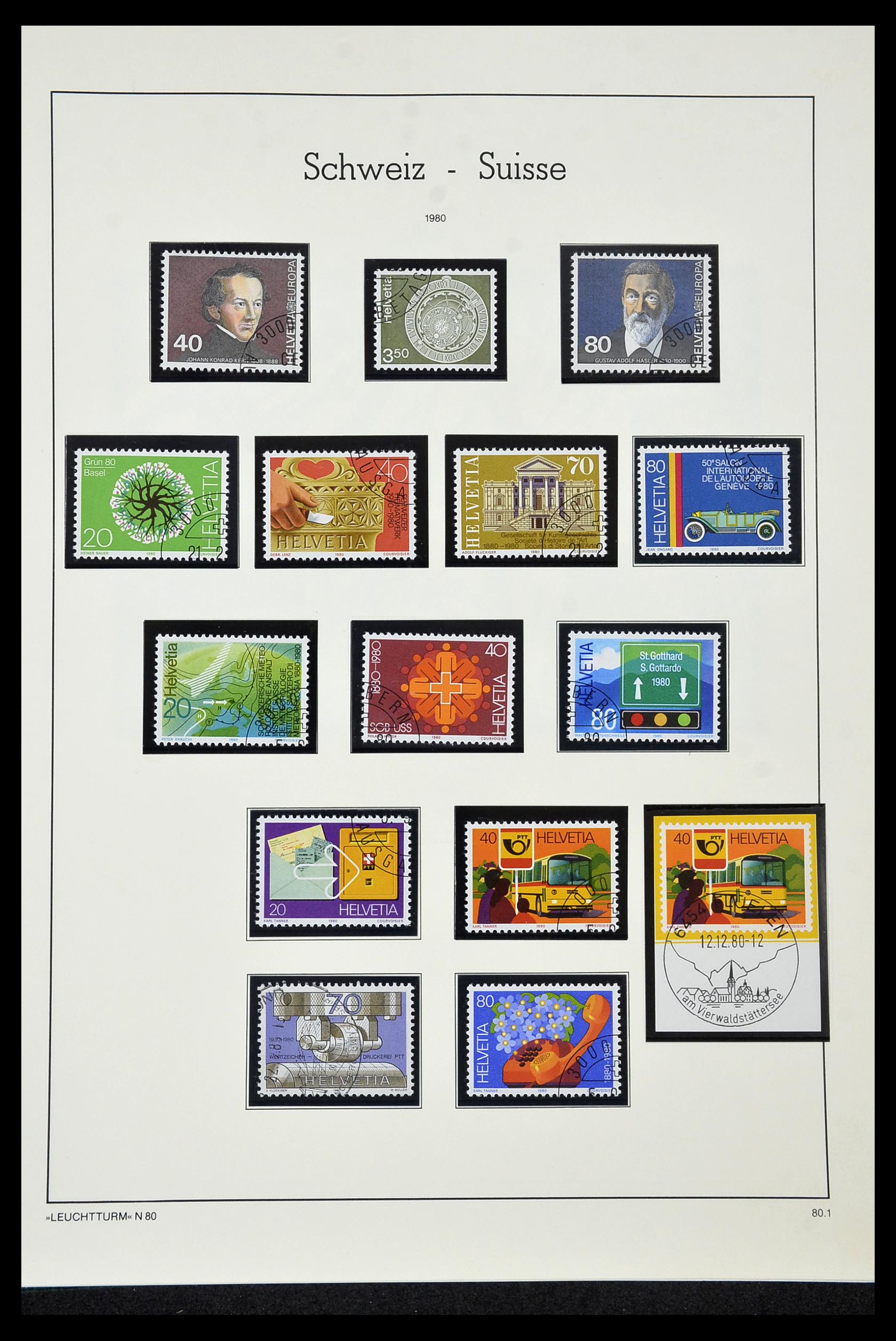 35022 168 - Stamp Collection 35022 Switzerland 1850-1989.