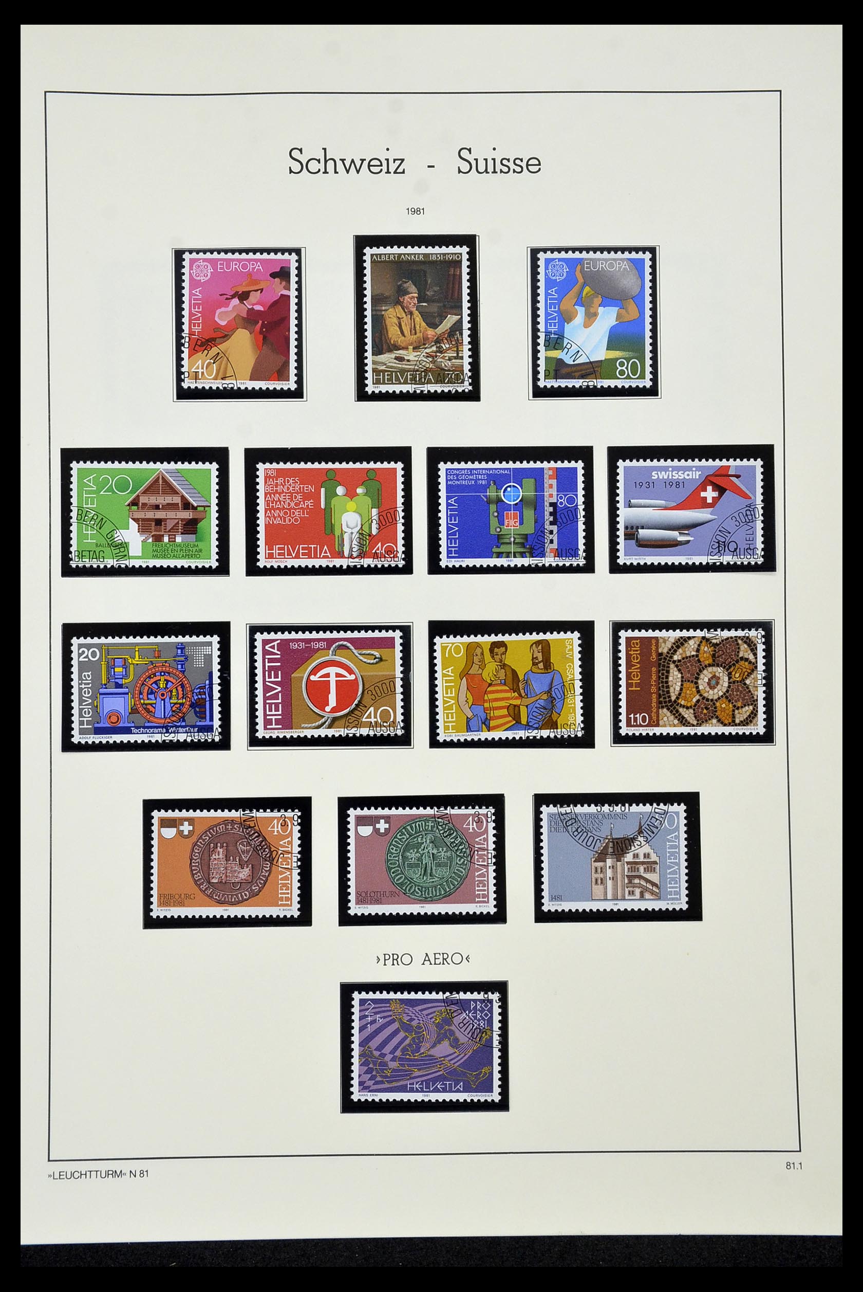 35022 172 - Stamp Collection 35022 Switzerland 1850-1989.