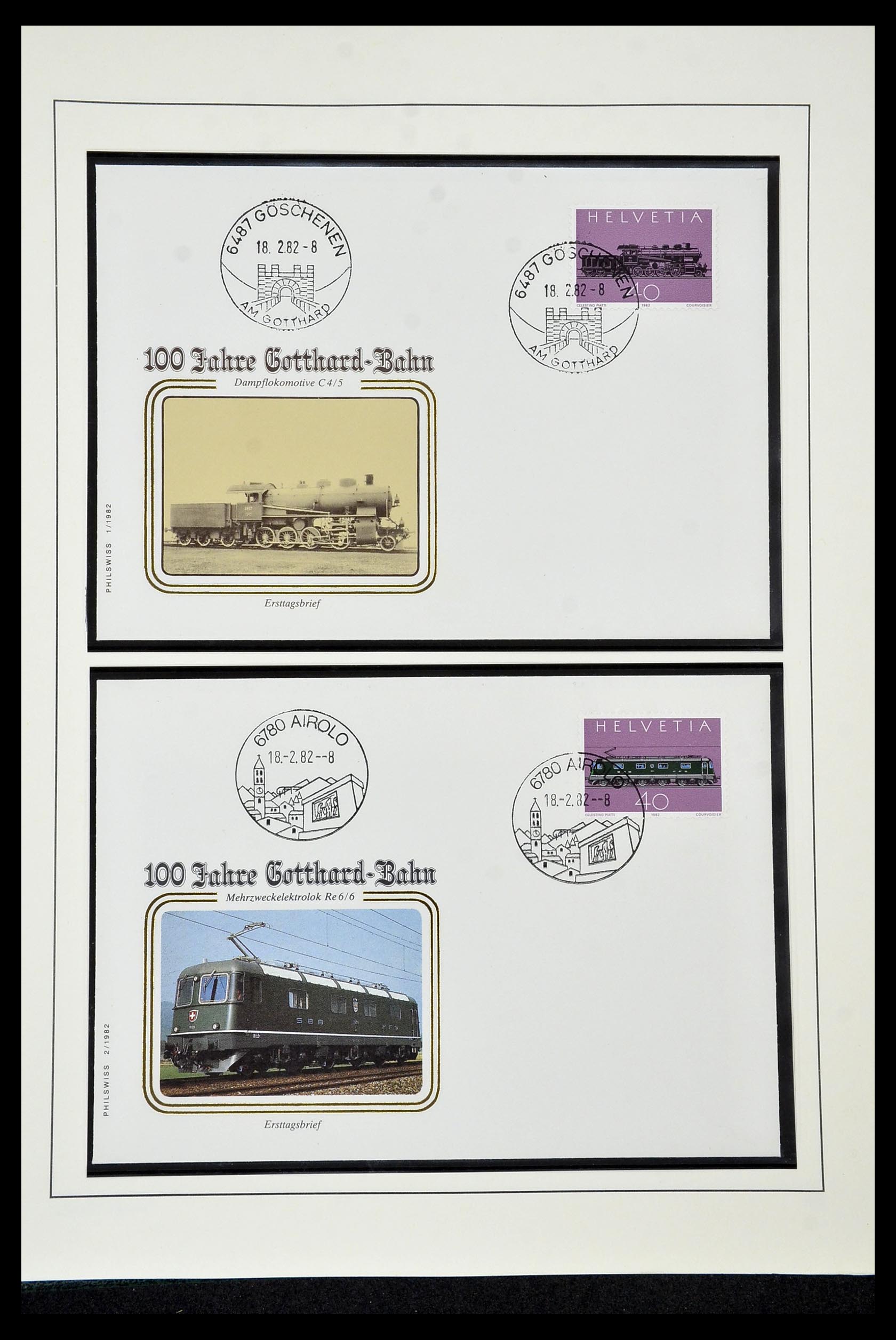35022 180 - Stamp Collection 35022 Switzerland 1850-1989.