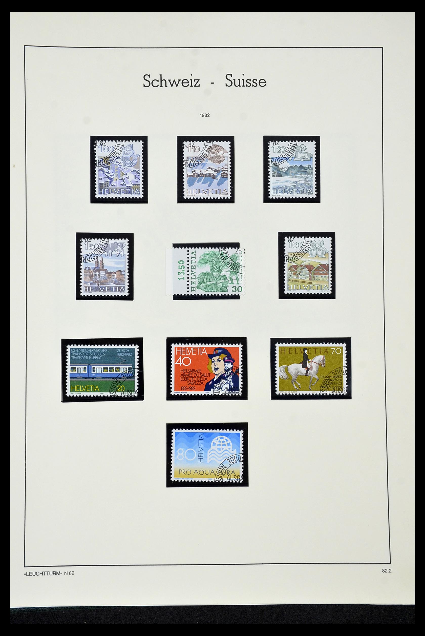 35022 181 - Stamp Collection 35022 Switzerland 1850-1989.