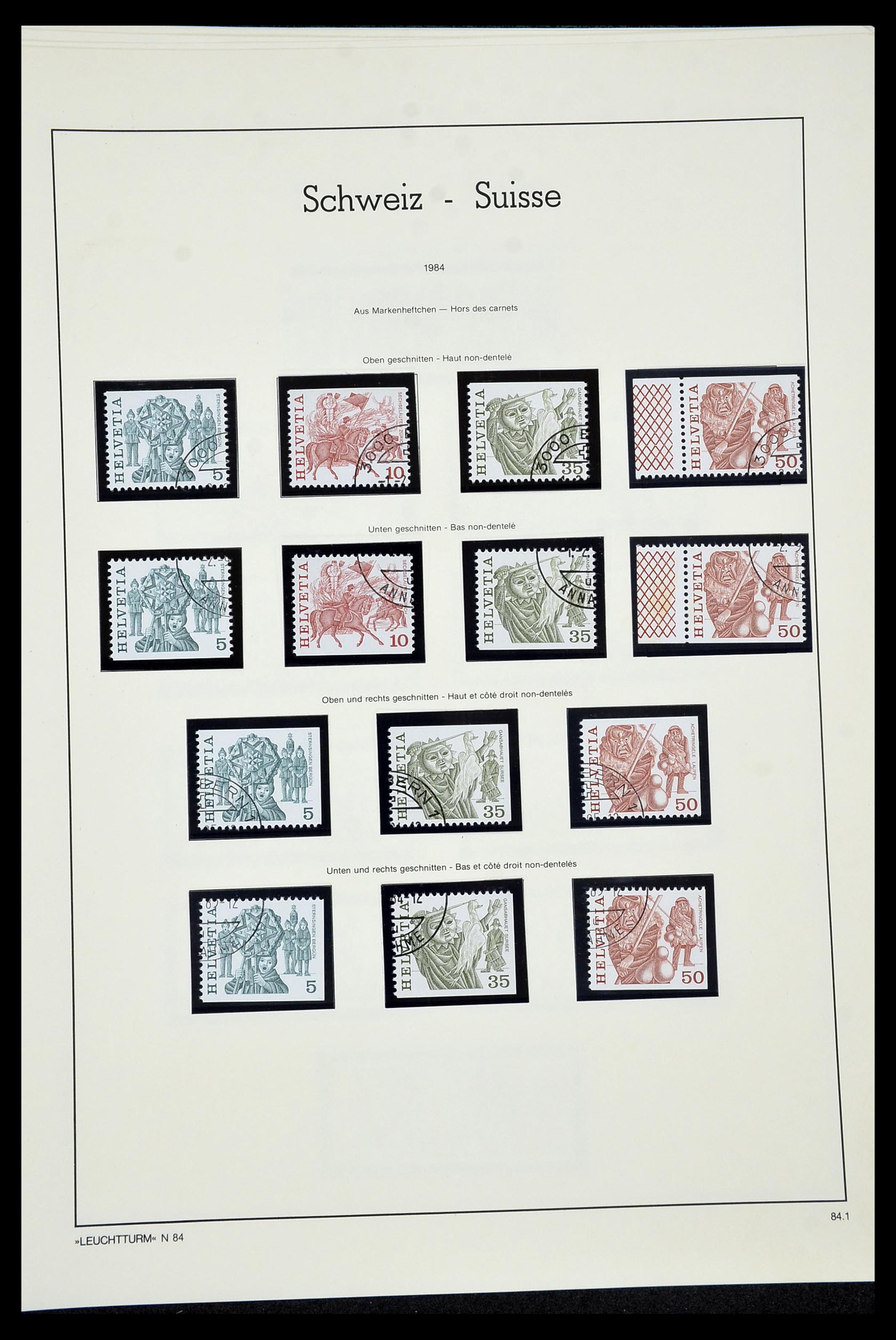 35022 187 - Stamp Collection 35022 Switzerland 1850-1989.