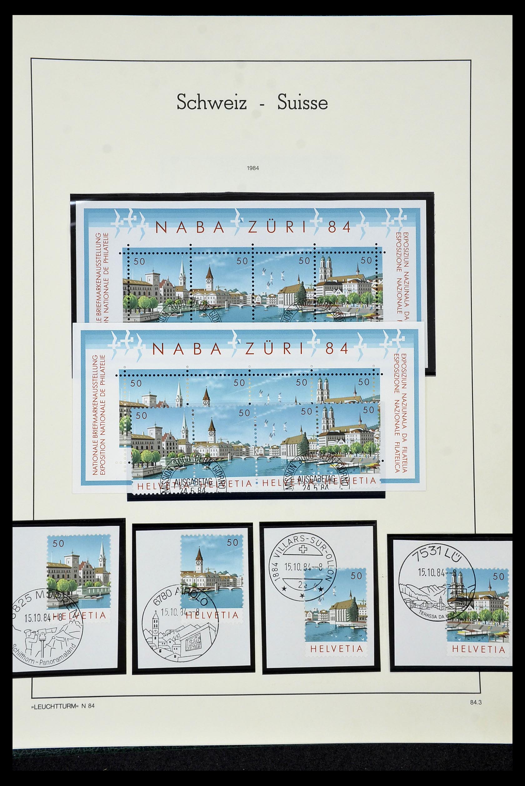 35022 191 - Stamp Collection 35022 Switzerland 1850-1989.