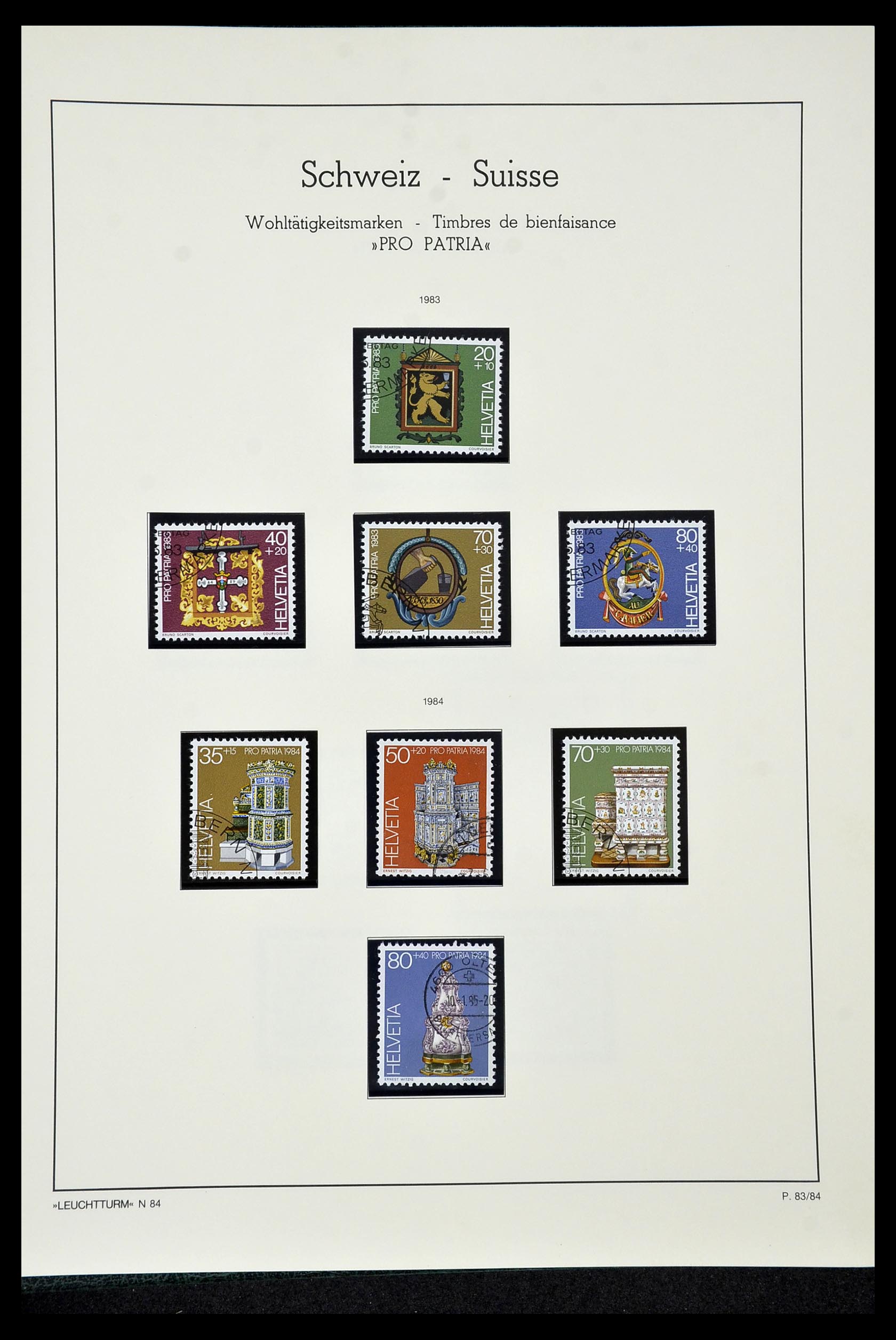 35022 192 - Stamp Collection 35022 Switzerland 1850-1989.
