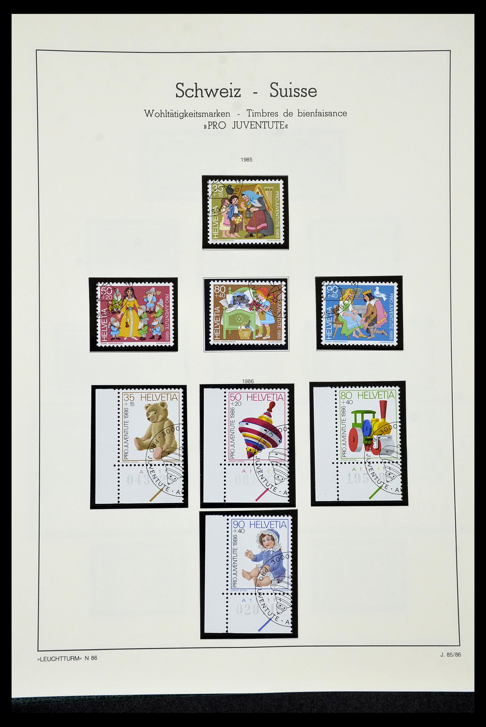 35022 198 - Stamp Collection 35022 Switzerland 1850-1989.