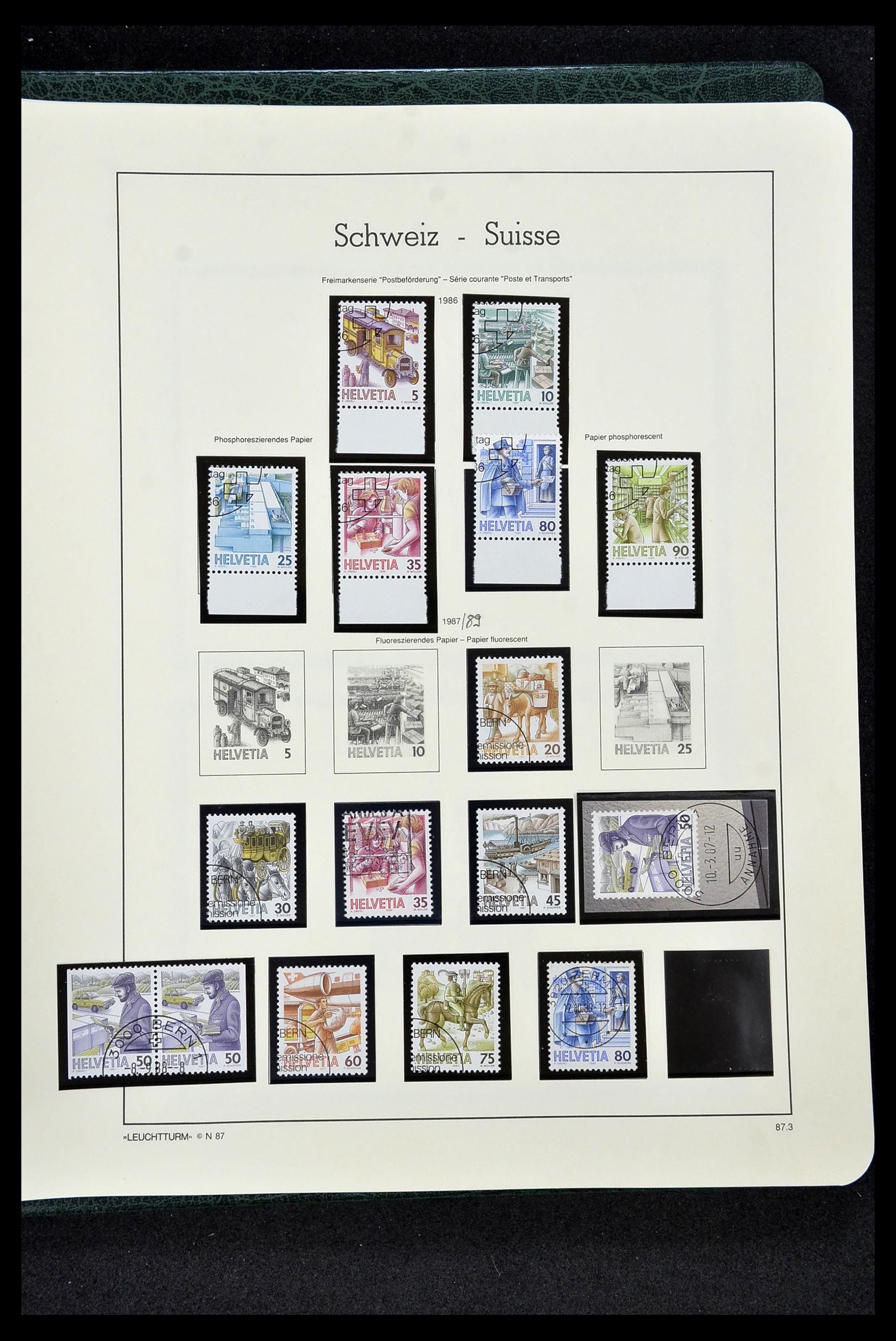 35022 201 - Stamp Collection 35022 Switzerland 1850-1989.