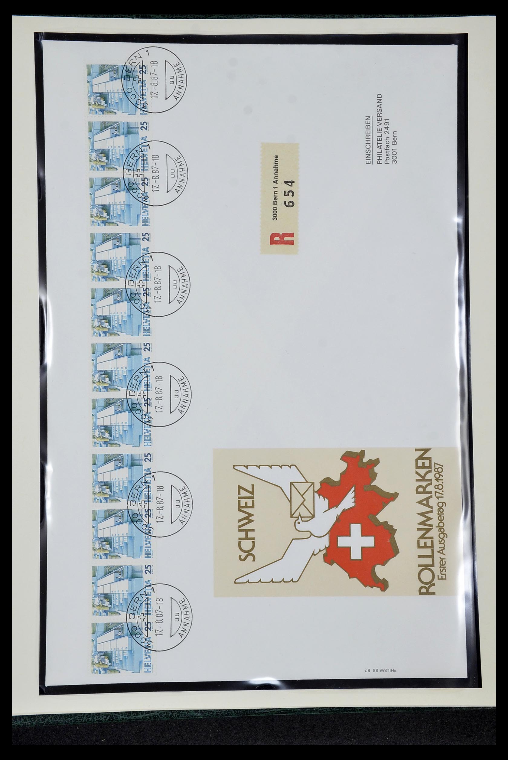35022 204 - Stamp Collection 35022 Switzerland 1850-1989.