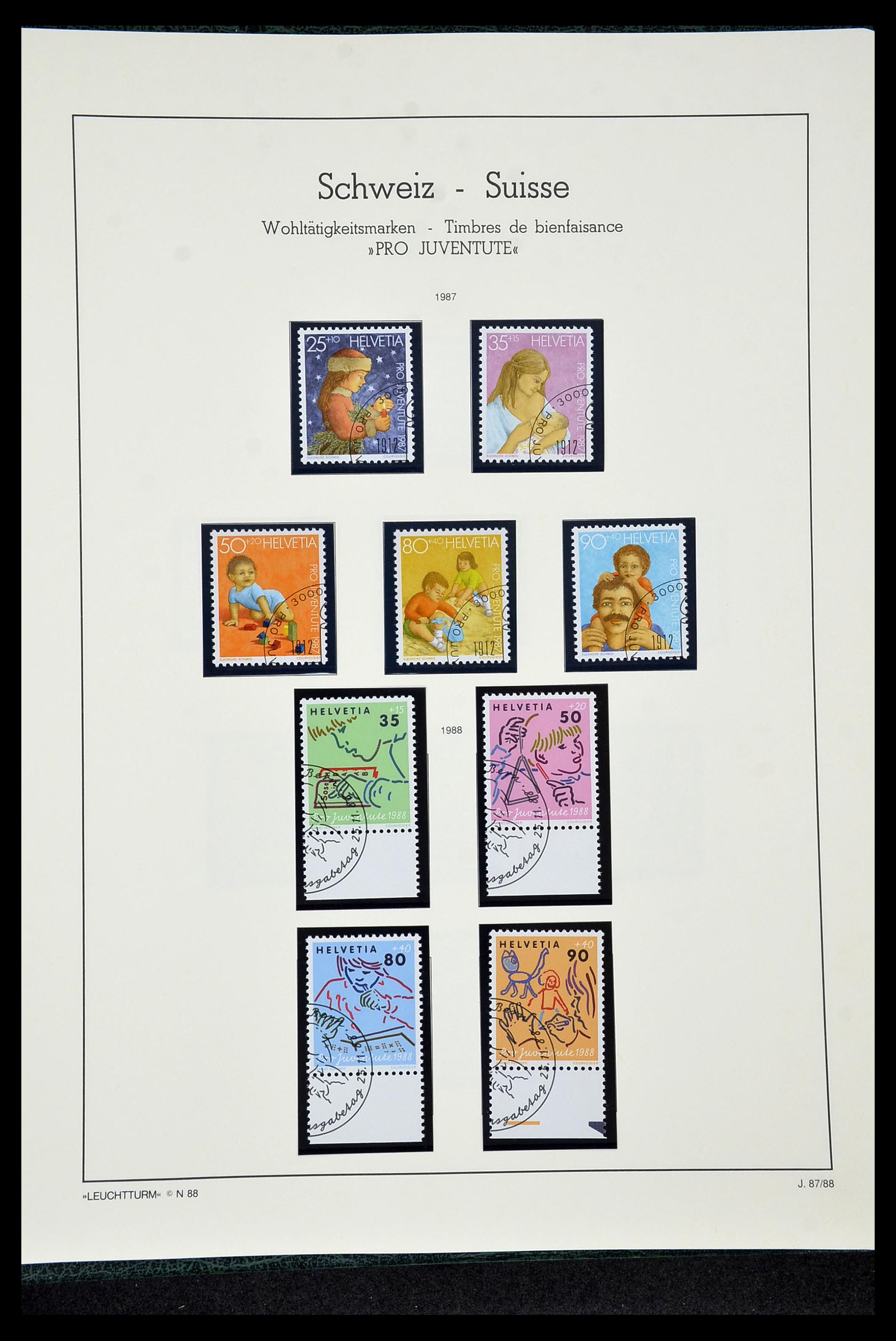 35022 207 - Stamp Collection 35022 Switzerland 1850-1989.