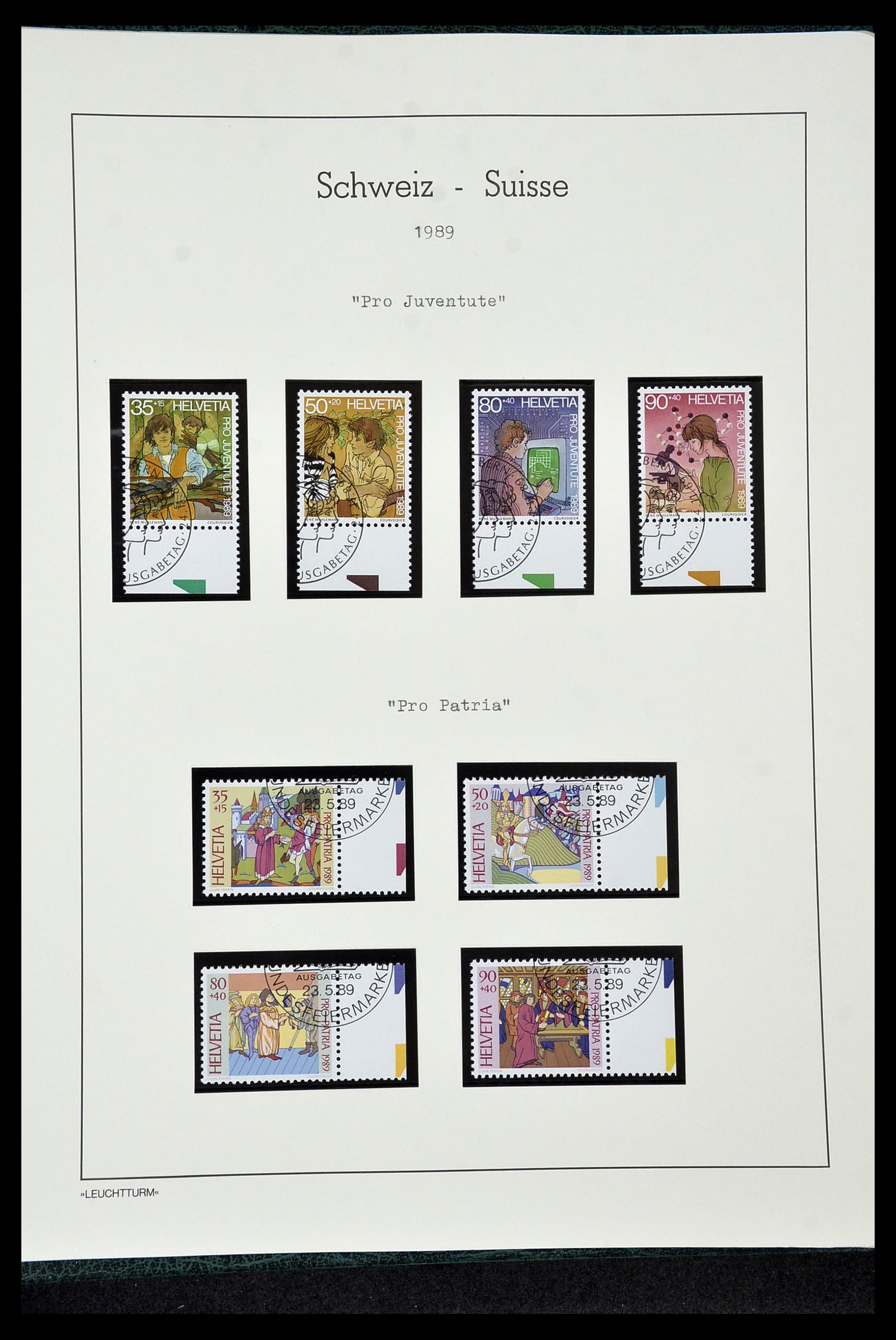 35022 210 - Stamp Collection 35022 Switzerland 1850-1989.