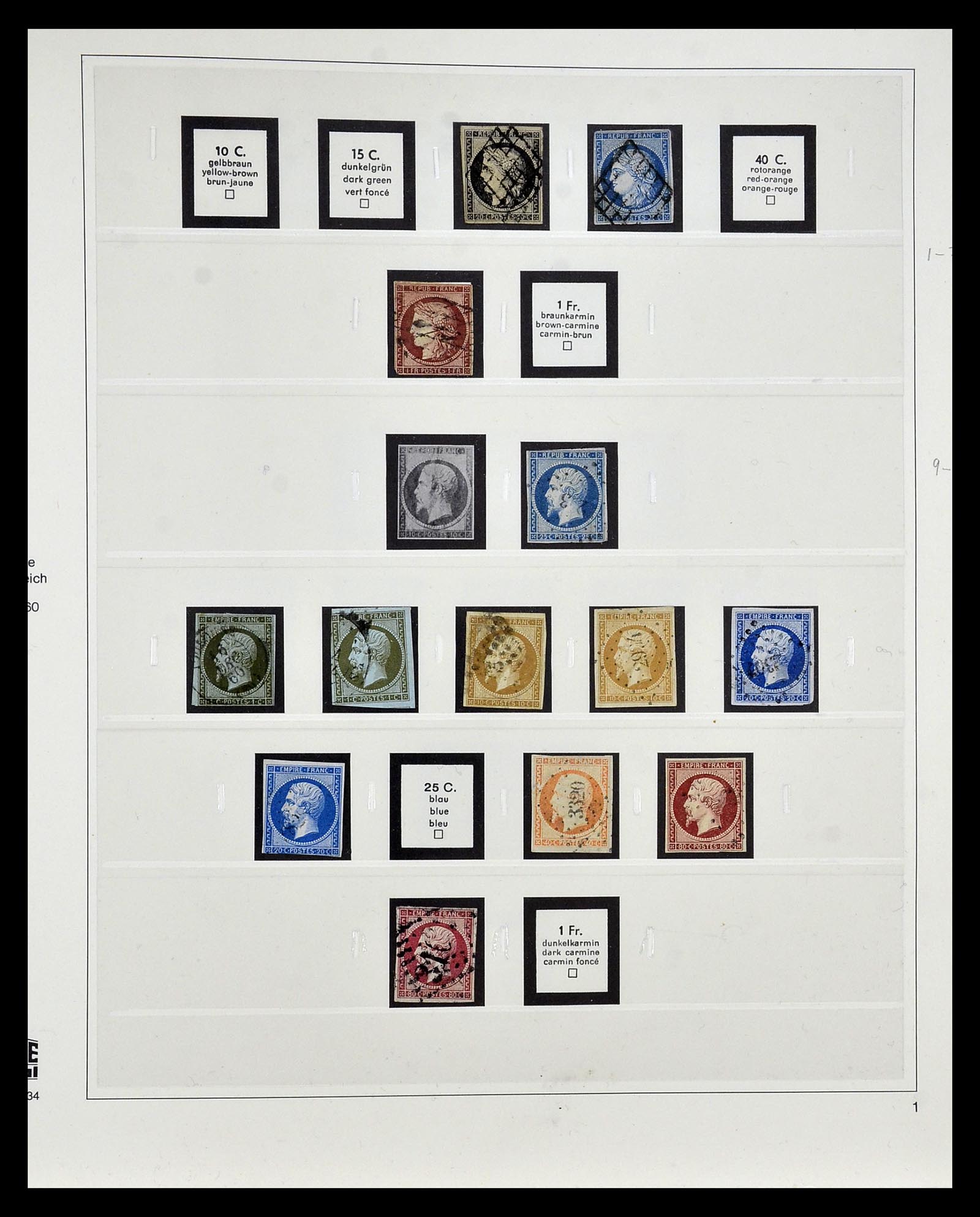 35025 001 - Postzegelverzameling 35025 Frankrijk 1849-2007.
