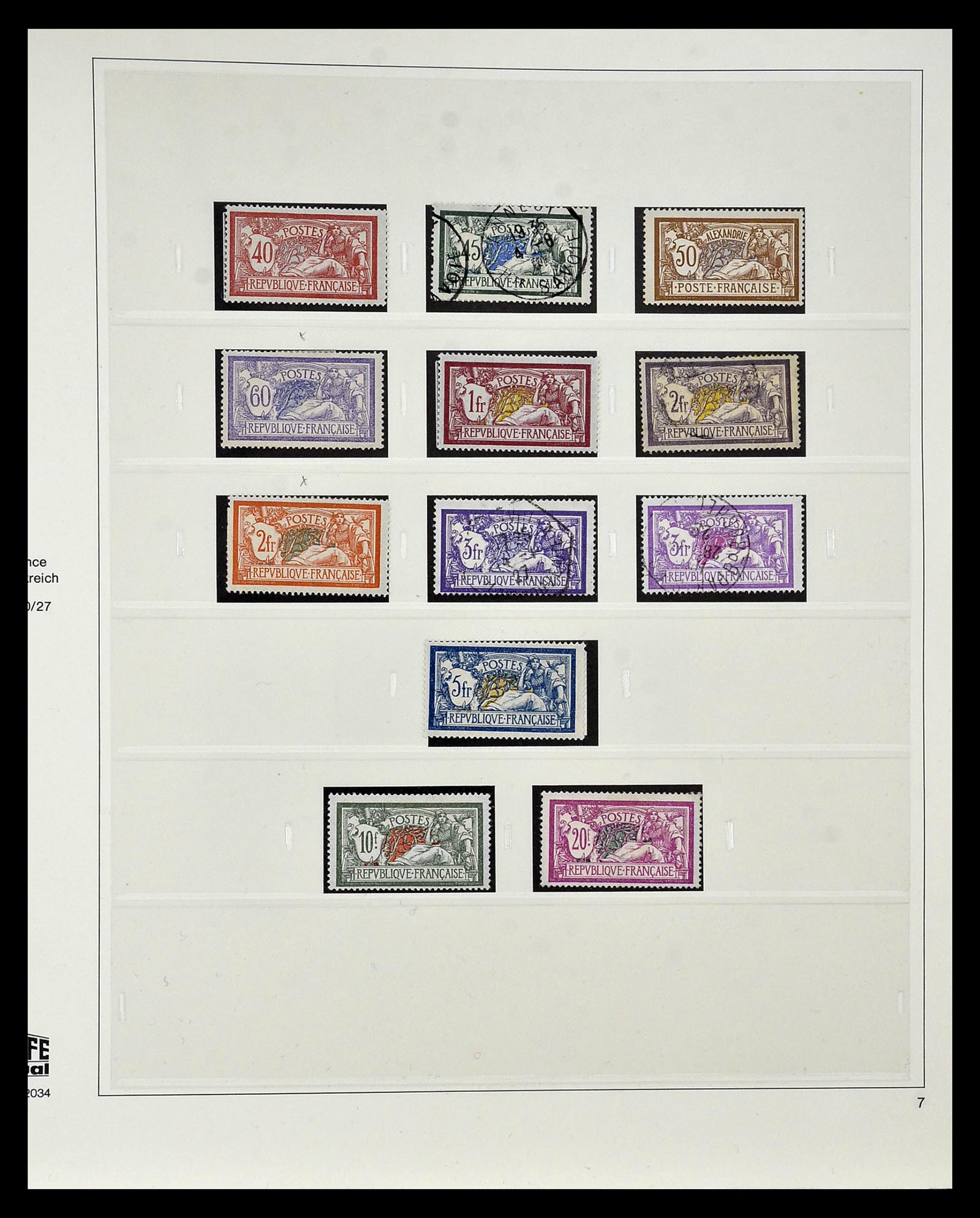35025 007 - Postzegelverzameling 35025 Frankrijk 1849-2007.
