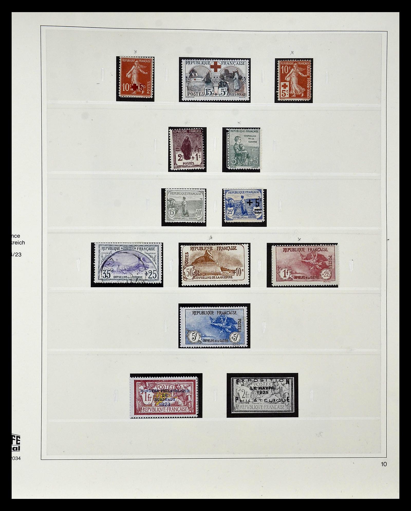 35025 010 - Postzegelverzameling 35025 Frankrijk 1849-2007.