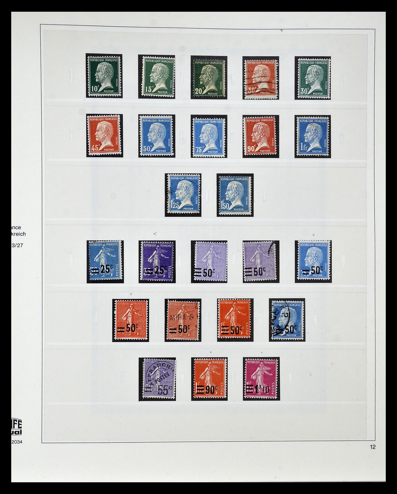 35025 012 - Postzegelverzameling 35025 Frankrijk 1849-2007.