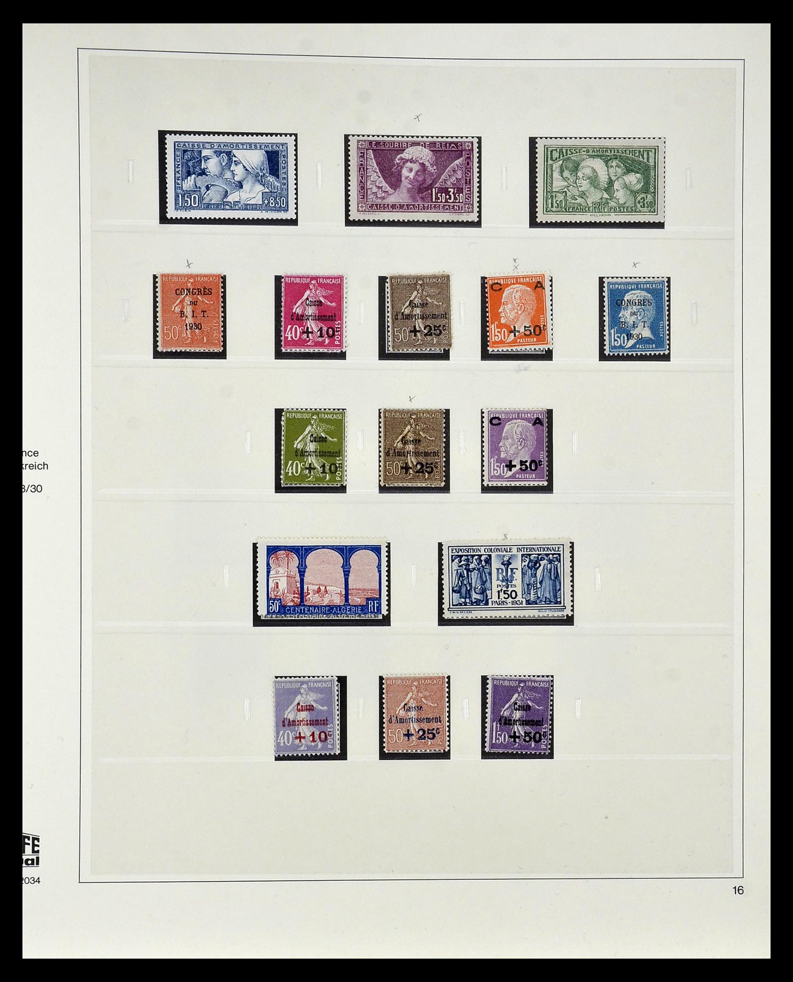 35025 014 - Postzegelverzameling 35025 Frankrijk 1849-2007.