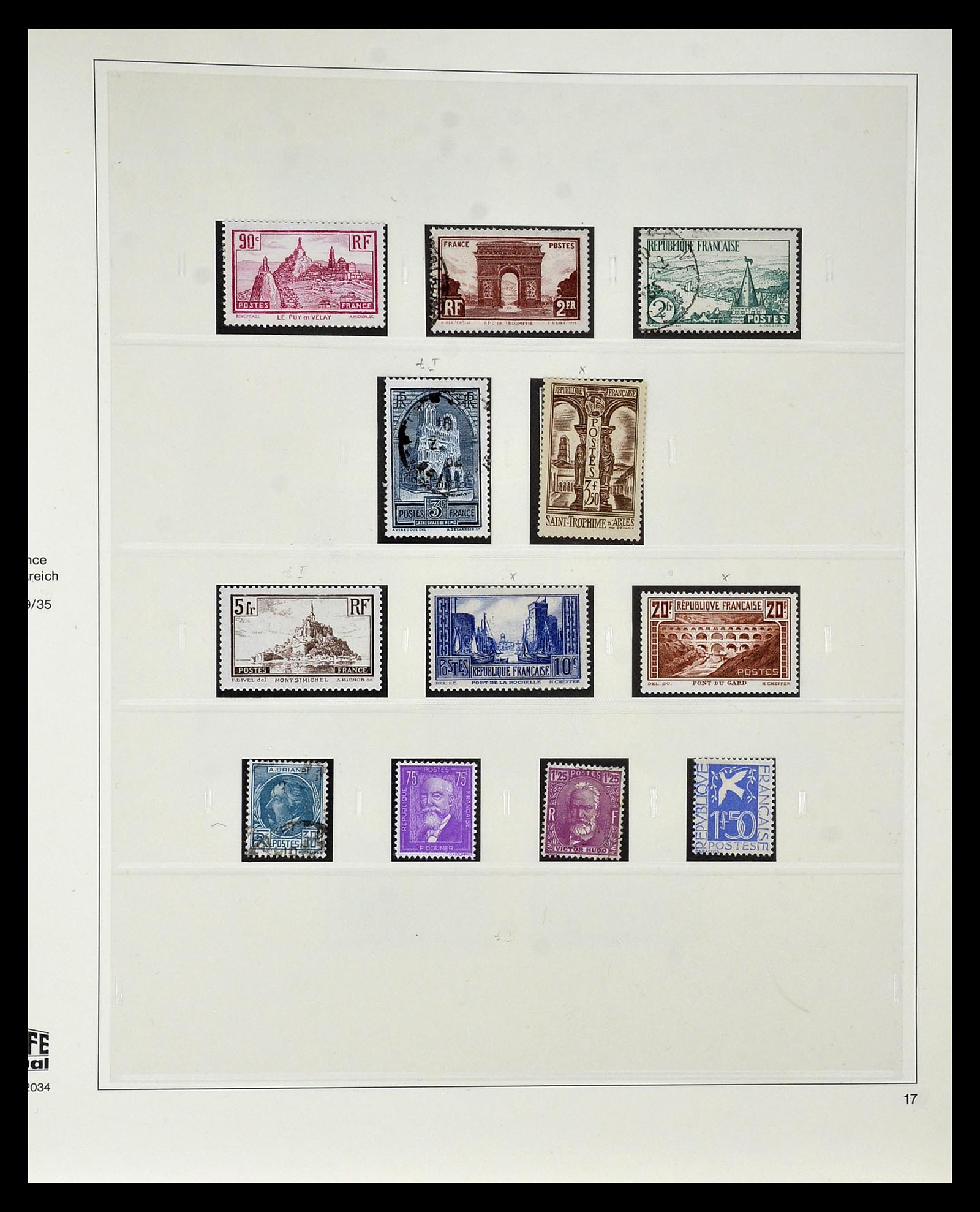 35025 015 - Postzegelverzameling 35025 Frankrijk 1849-2007.
