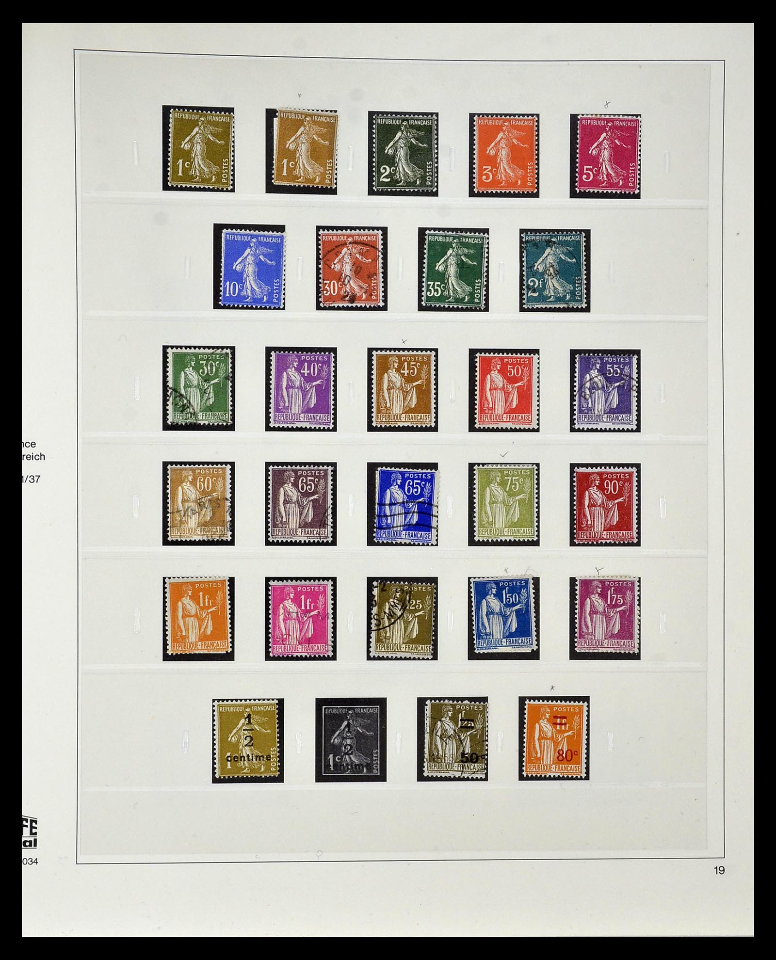 35025 017 - Postzegelverzameling 35025 Frankrijk 1849-2007.