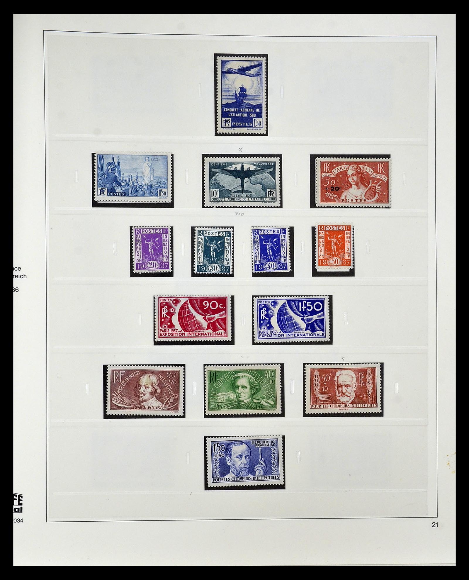 35025 019 - Postzegelverzameling 35025 Frankrijk 1849-2007.