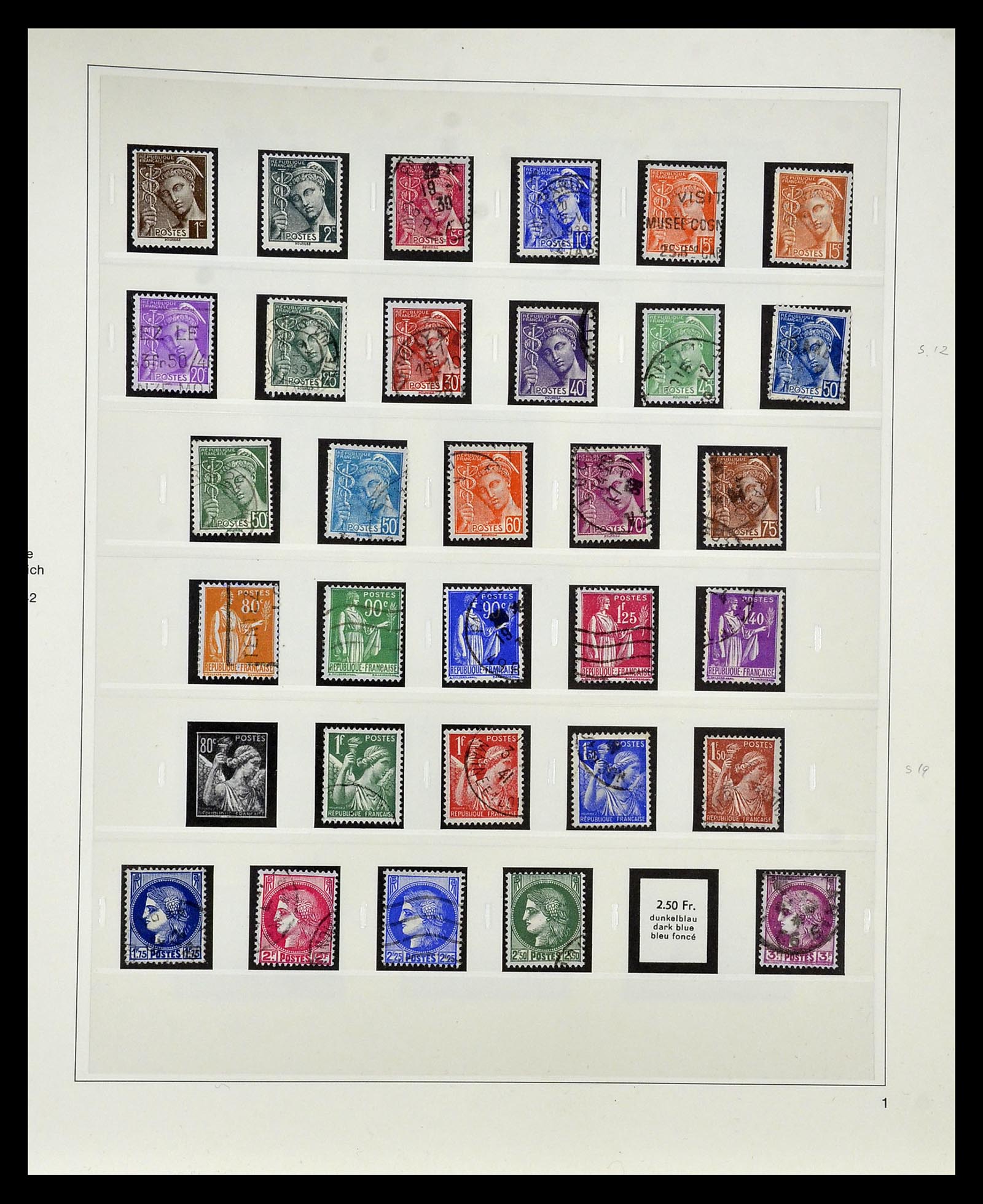 35025 029 - Postzegelverzameling 35025 Frankrijk 1849-2007.
