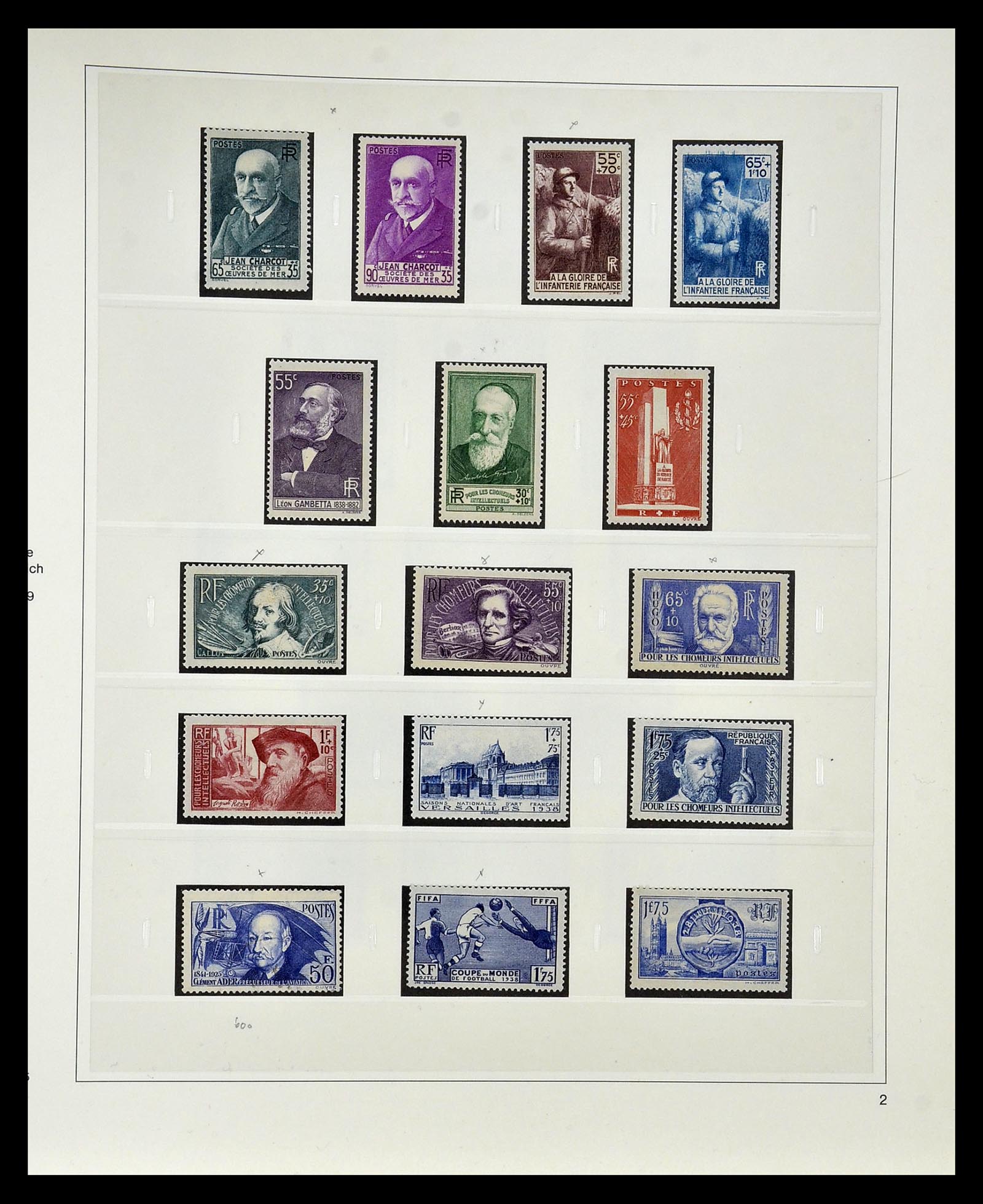 35025 030 - Postzegelverzameling 35025 Frankrijk 1849-2007.