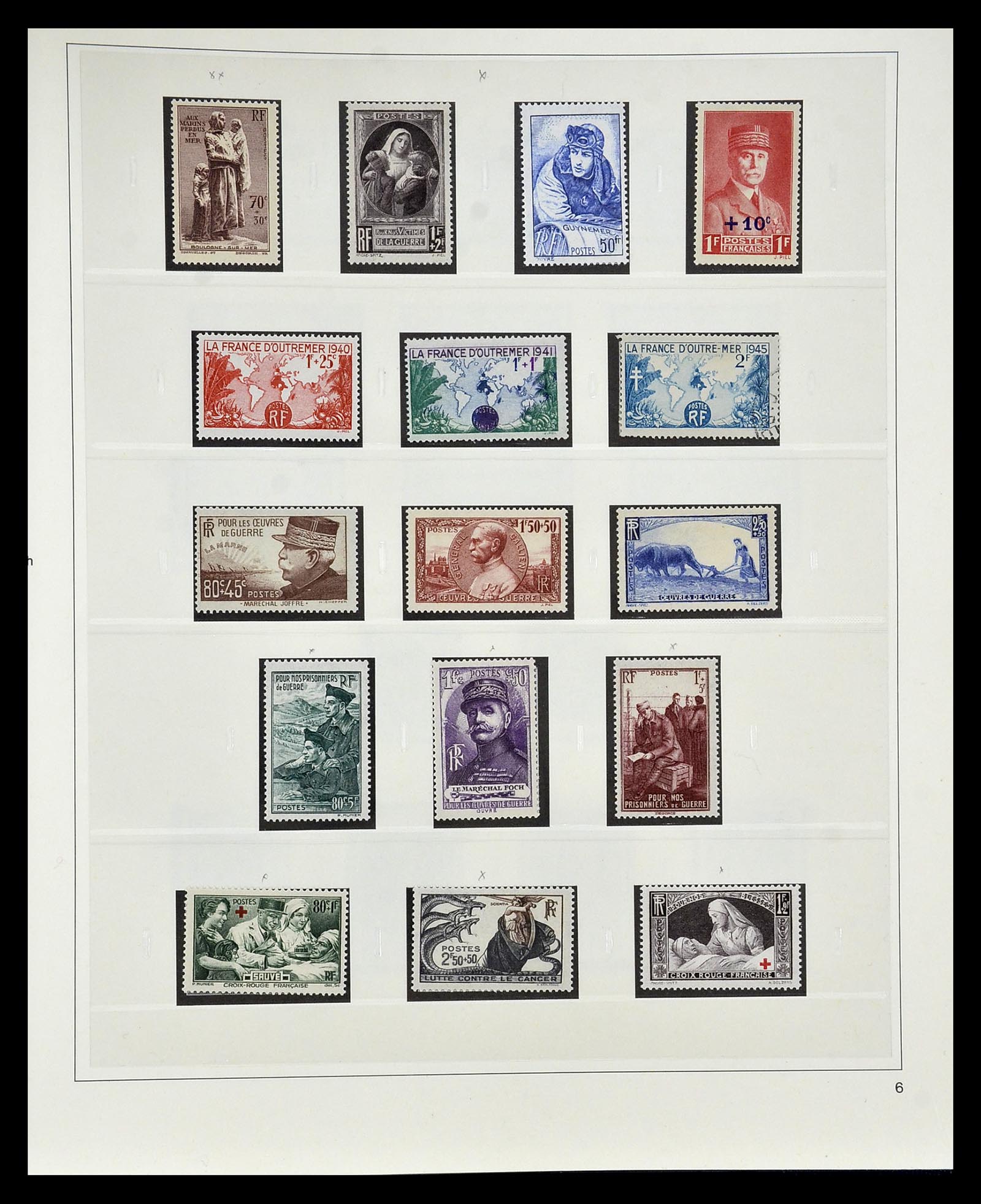 35025 034 - Postzegelverzameling 35025 Frankrijk 1849-2007.