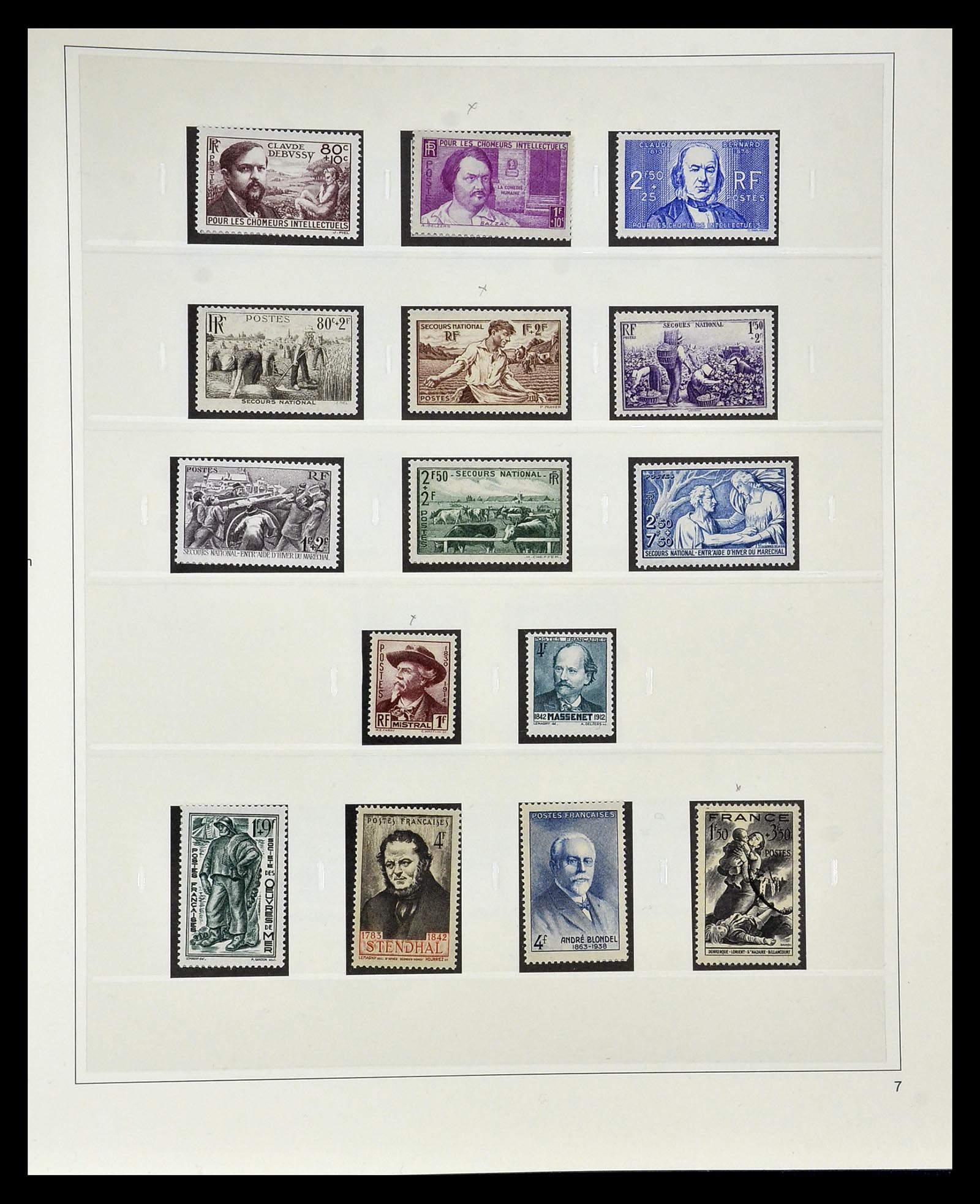 35025 035 - Postzegelverzameling 35025 Frankrijk 1849-2007.