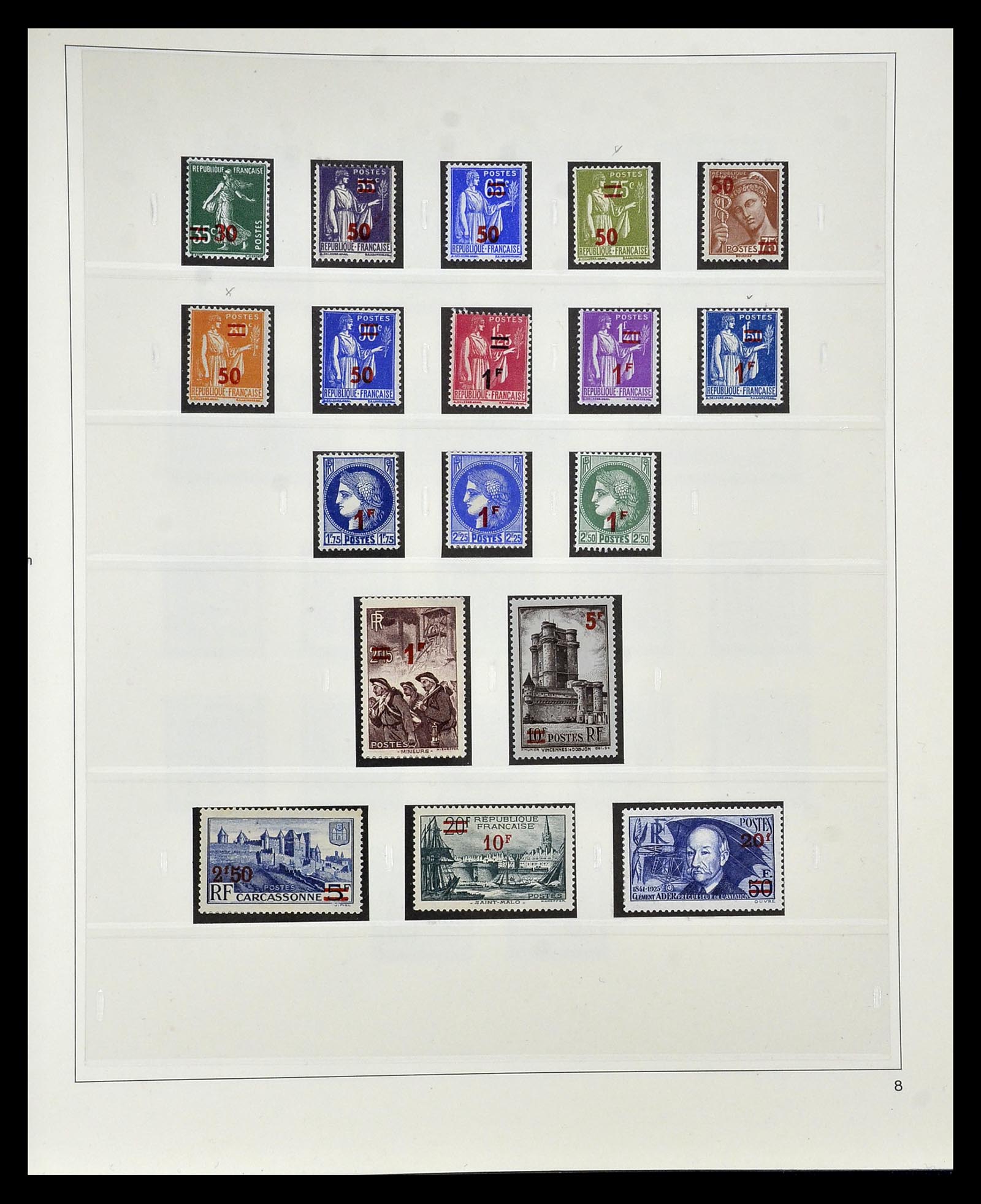 35025 036 - Postzegelverzameling 35025 Frankrijk 1849-2007.
