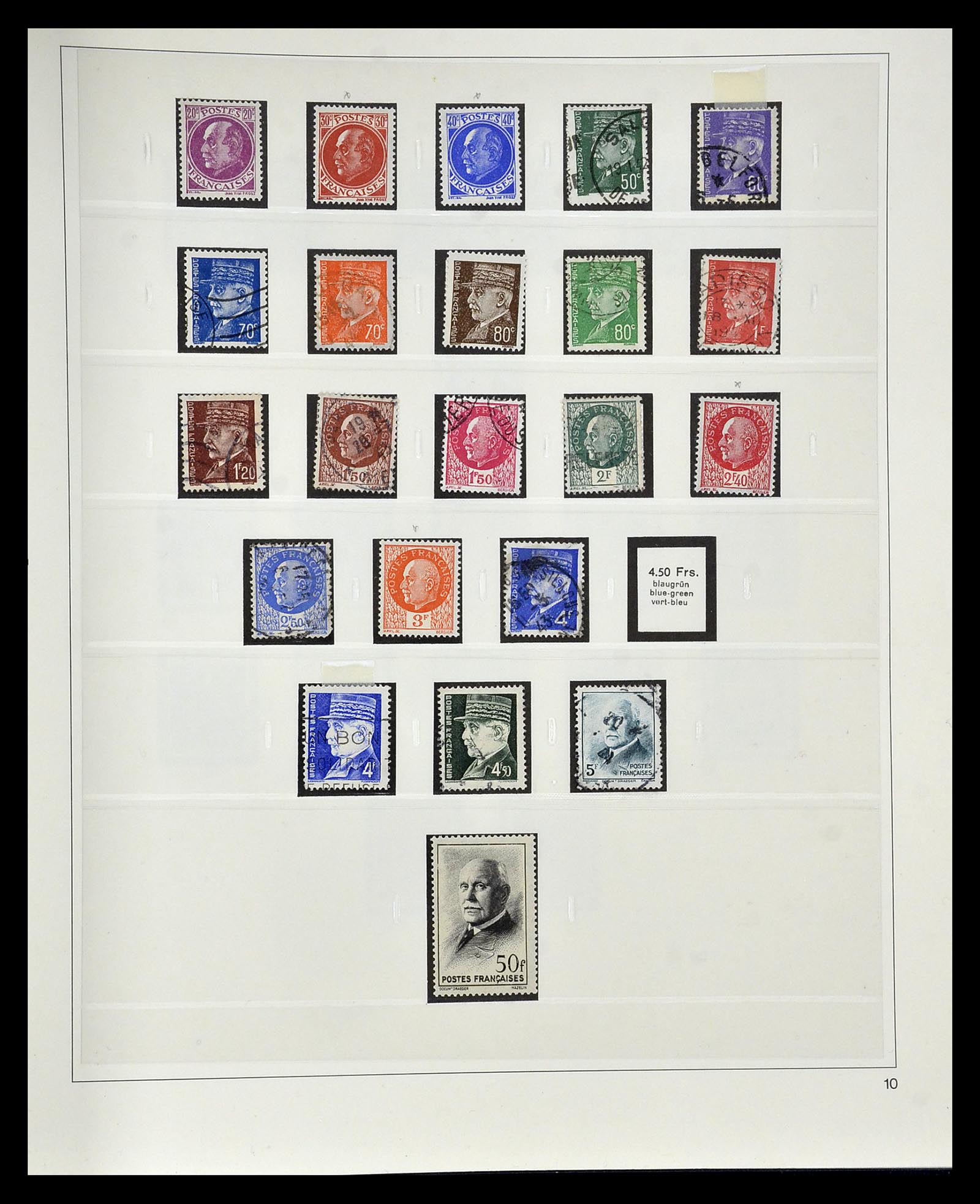 35025 038 - Postzegelverzameling 35025 Frankrijk 1849-2007.