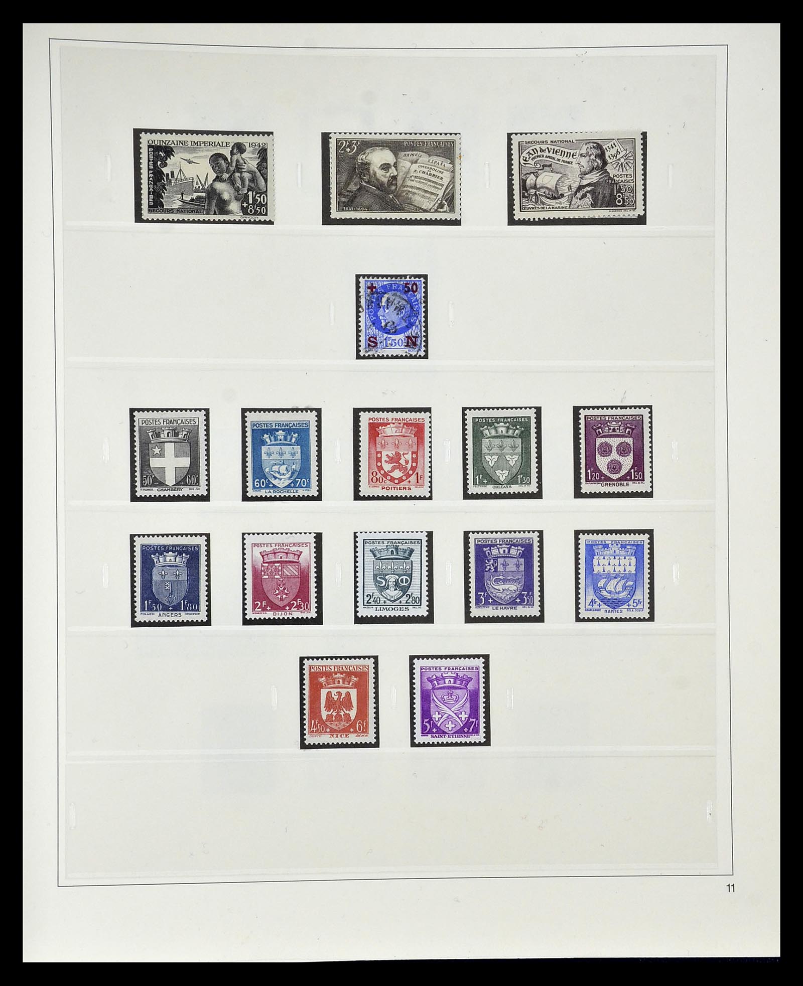 35025 039 - Postzegelverzameling 35025 Frankrijk 1849-2007.