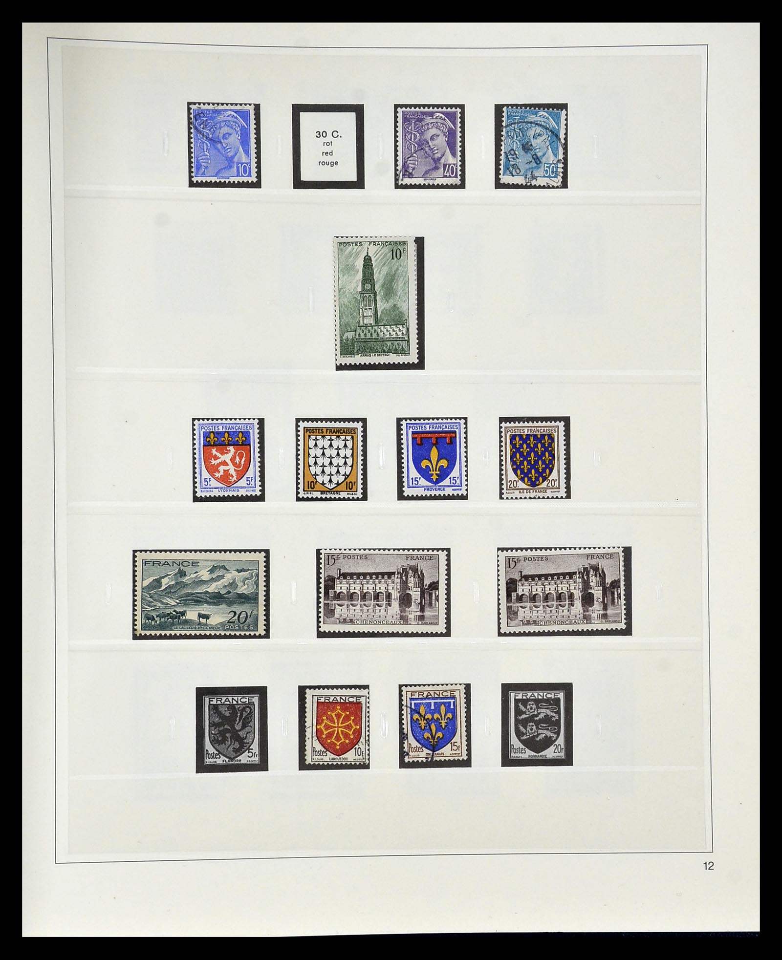 35025 040 - Postzegelverzameling 35025 Frankrijk 1849-2007.