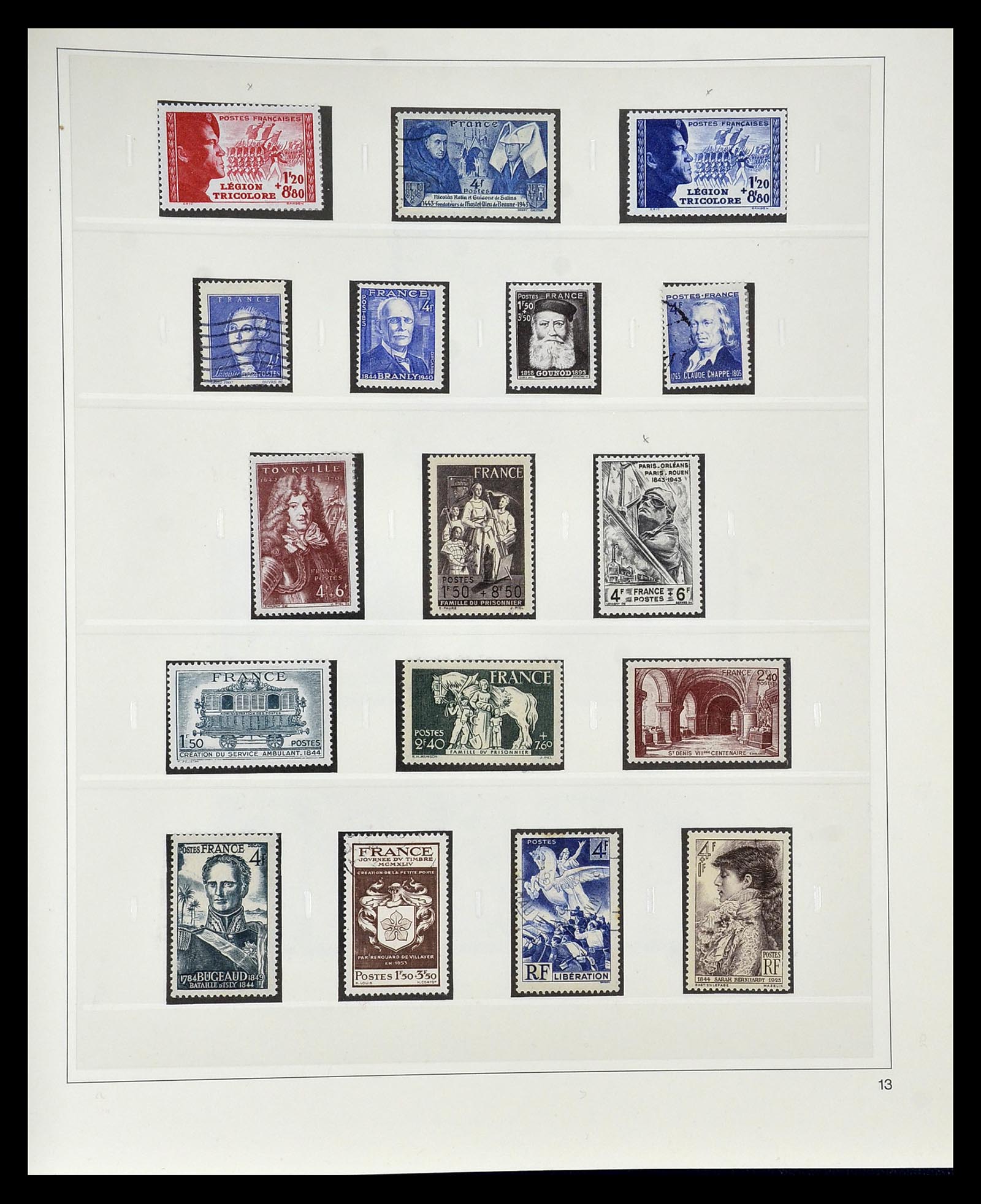 35025 041 - Postzegelverzameling 35025 Frankrijk 1849-2007.