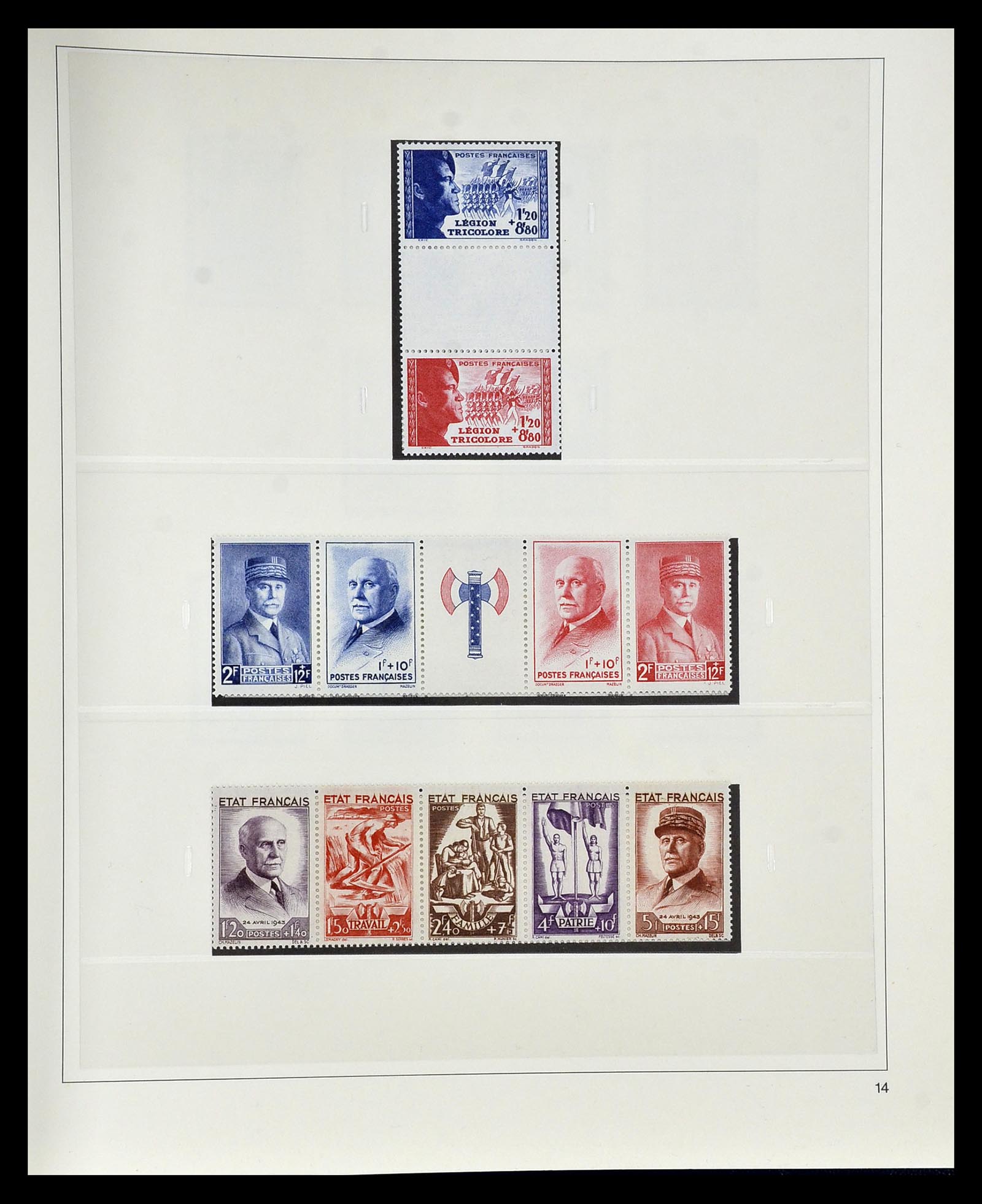 35025 042 - Postzegelverzameling 35025 Frankrijk 1849-2007.