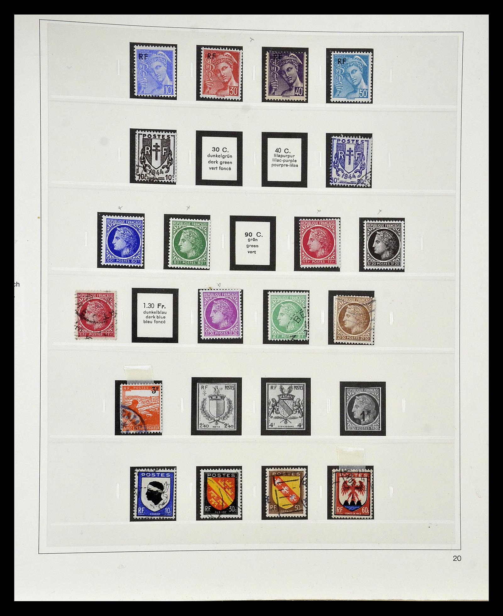 35025 046 - Postzegelverzameling 35025 Frankrijk 1849-2007.