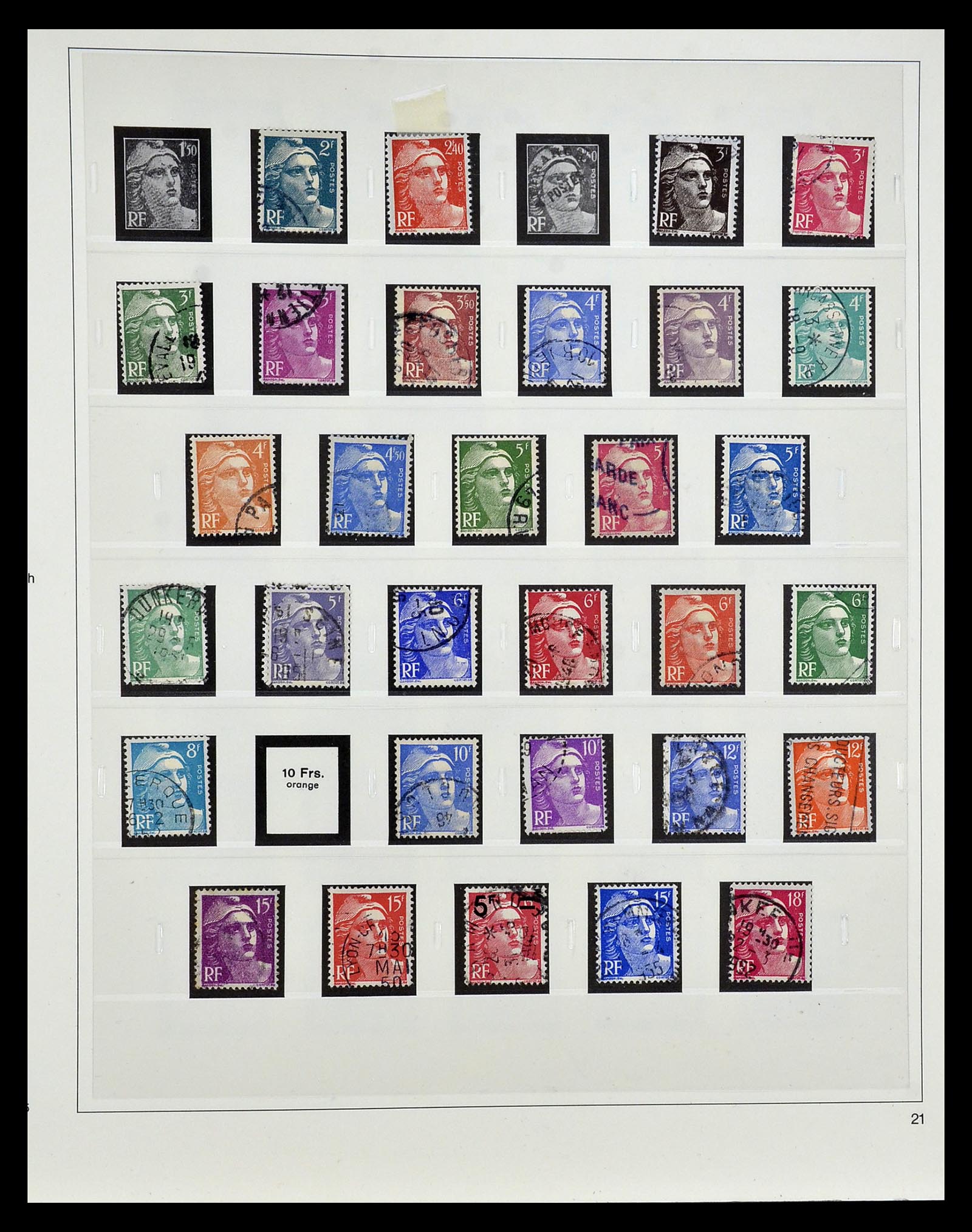 35025 047 - Postzegelverzameling 35025 Frankrijk 1849-2007.