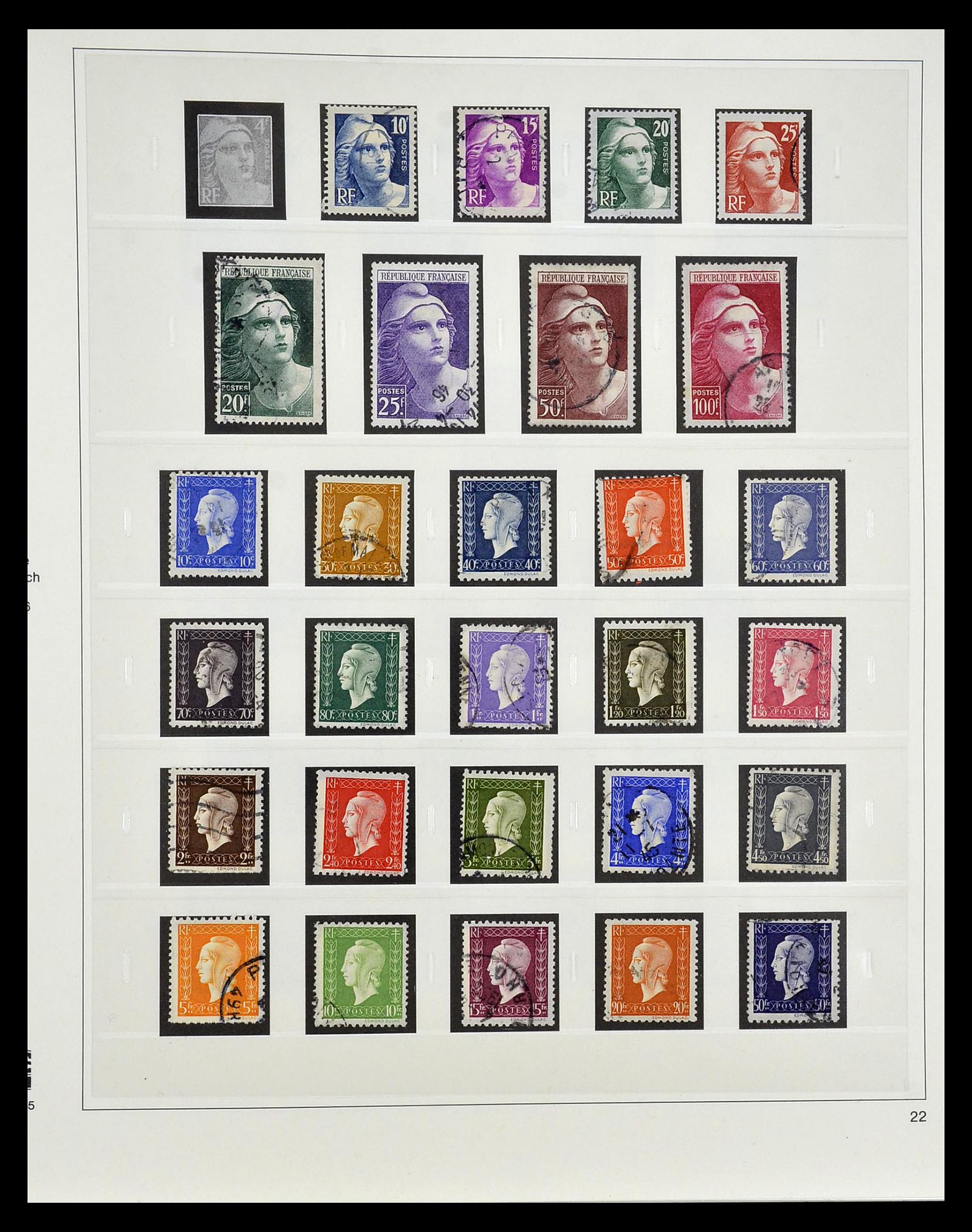 35025 048 - Postzegelverzameling 35025 Frankrijk 1849-2007.