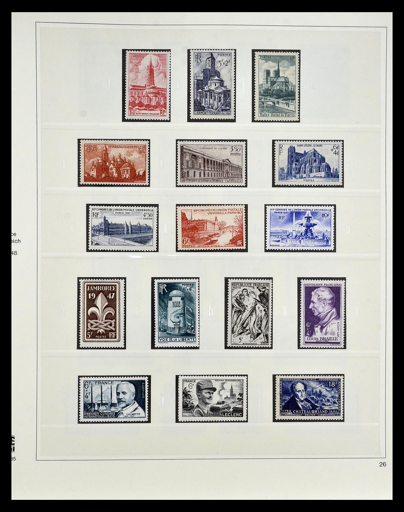 35025 052 - Postzegelverzameling 35025 Frankrijk 1849-2007.