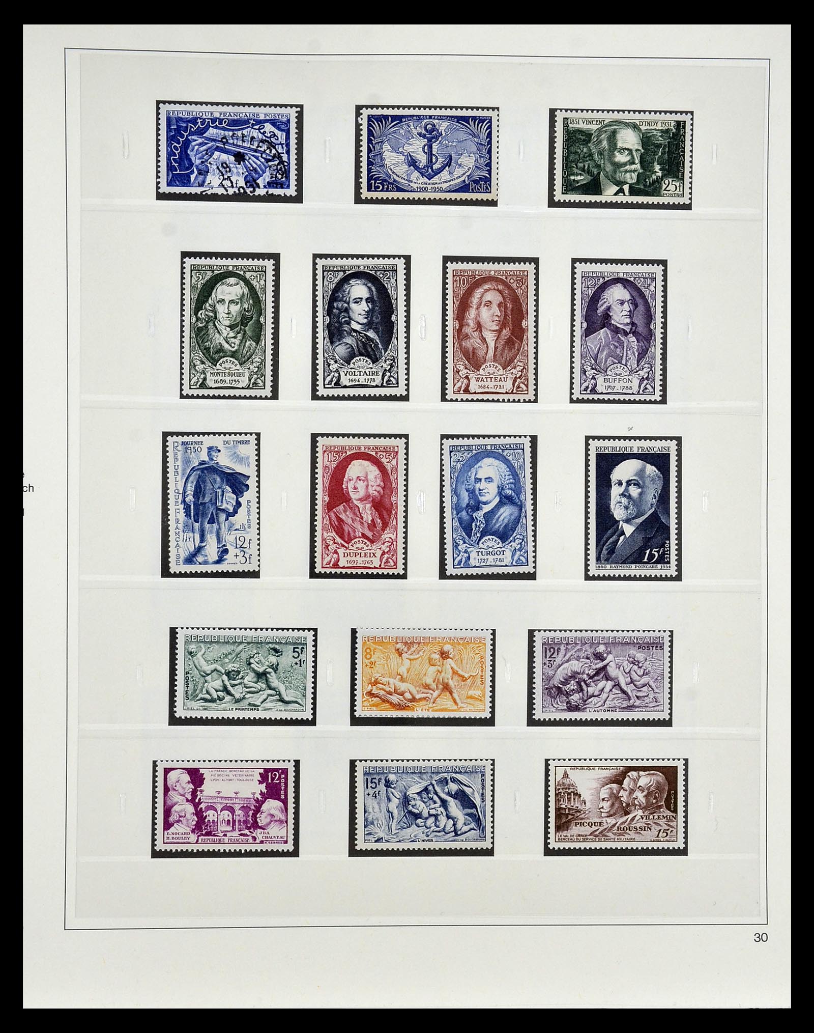 35025 056 - Postzegelverzameling 35025 Frankrijk 1849-2007.