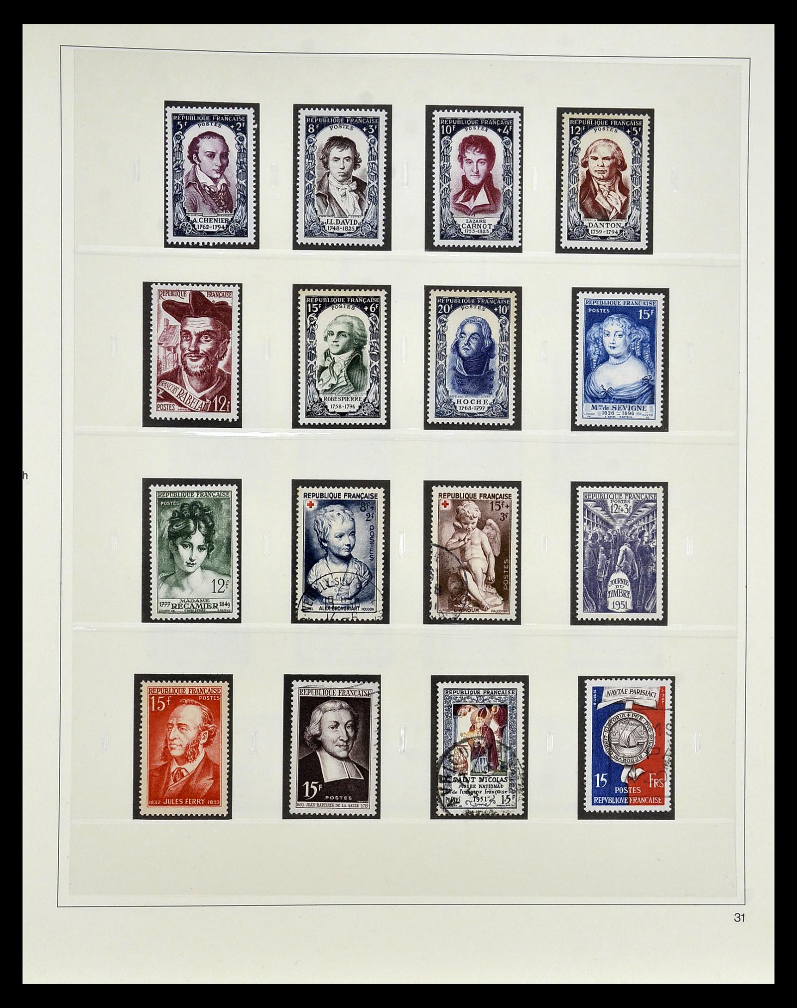 35025 057 - Postzegelverzameling 35025 Frankrijk 1849-2007.