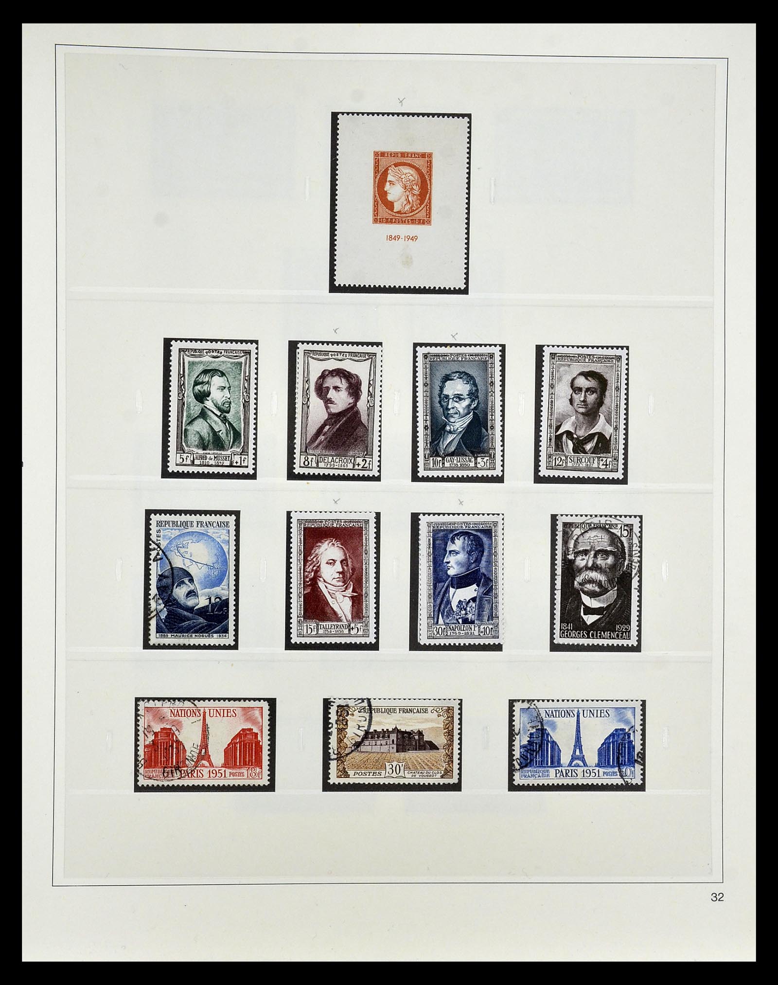 35025 058 - Postzegelverzameling 35025 Frankrijk 1849-2007.