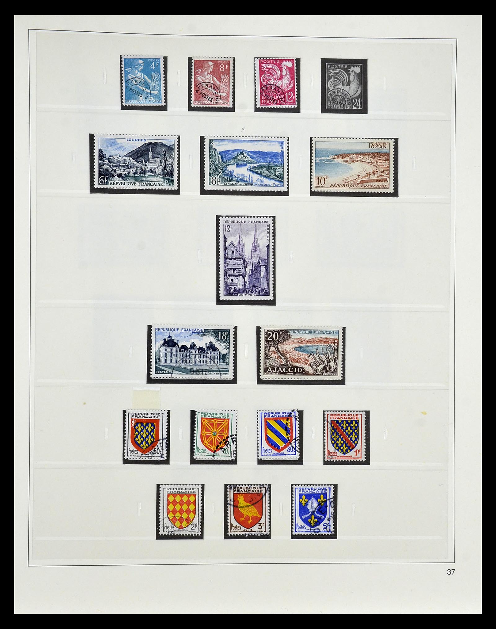 35025 063 - Postzegelverzameling 35025 Frankrijk 1849-2007.