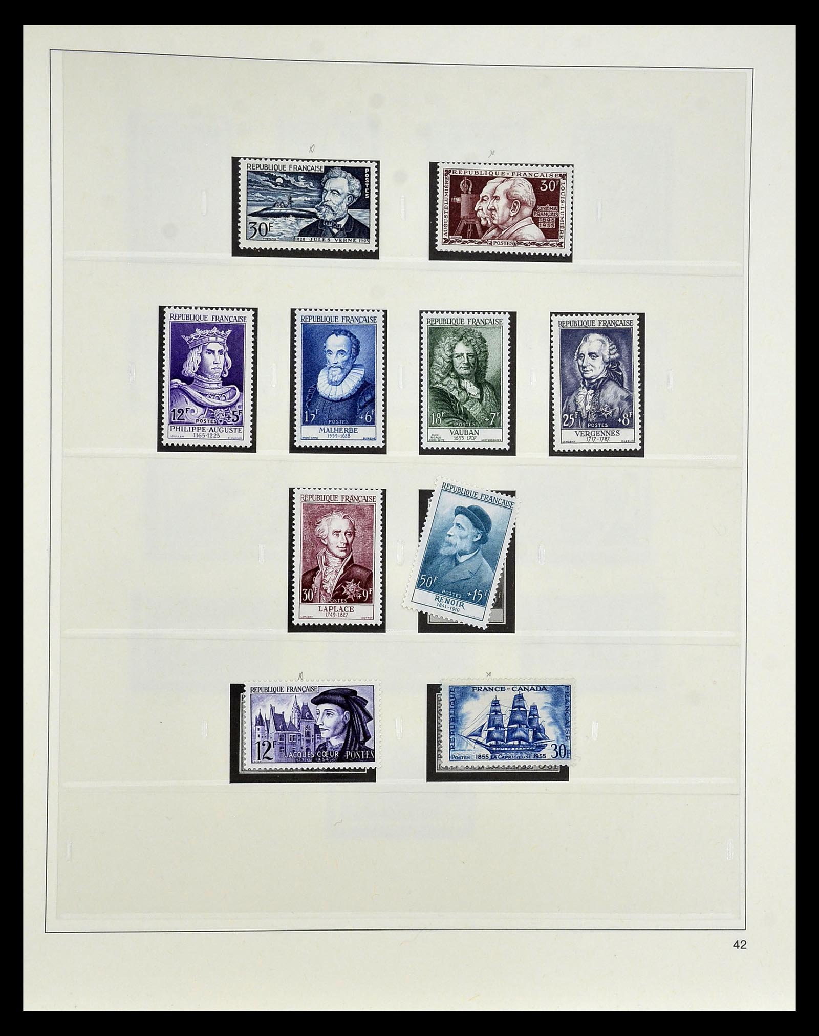 35025 068 - Postzegelverzameling 35025 Frankrijk 1849-2007.
