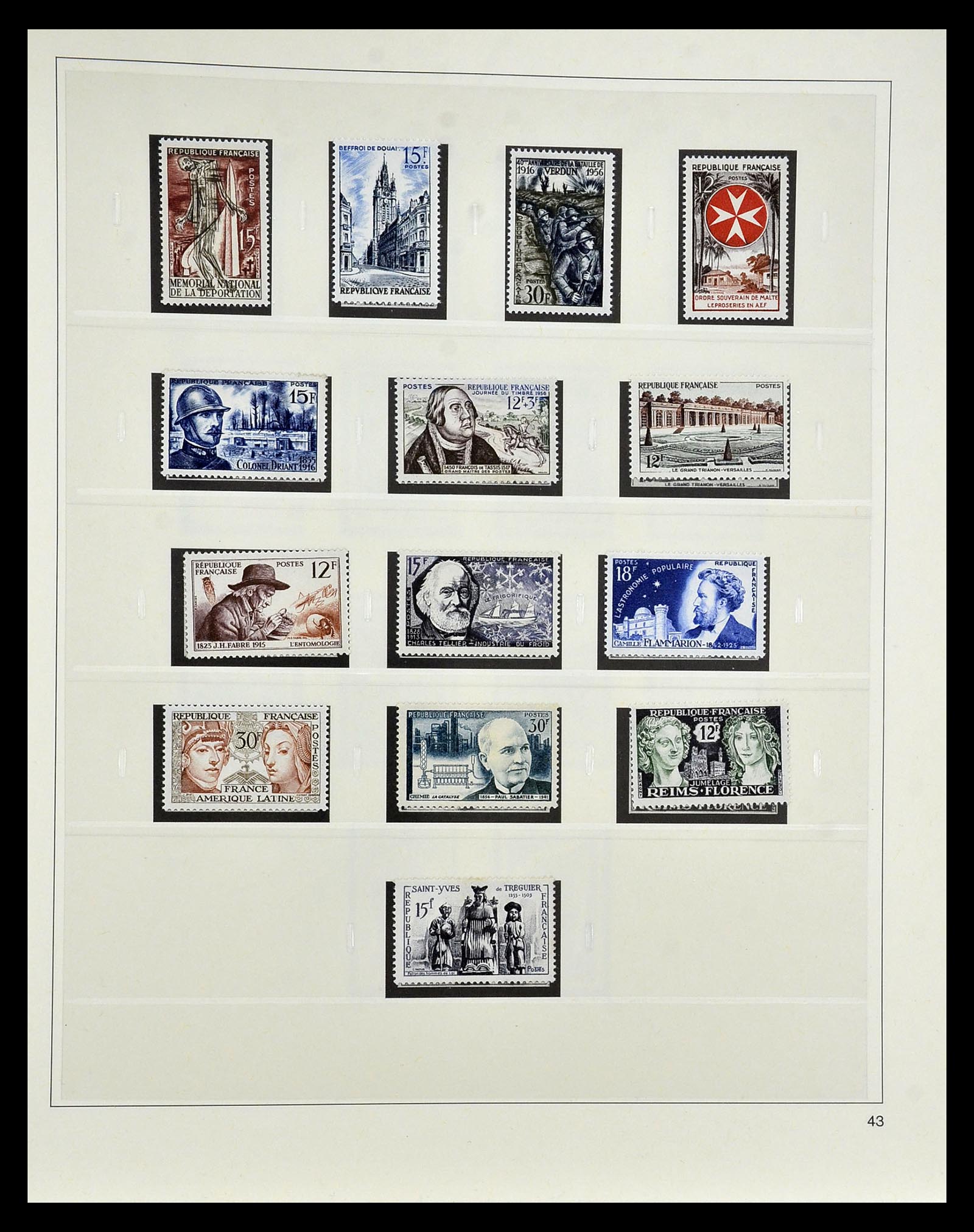 35025 069 - Postzegelverzameling 35025 Frankrijk 1849-2007.
