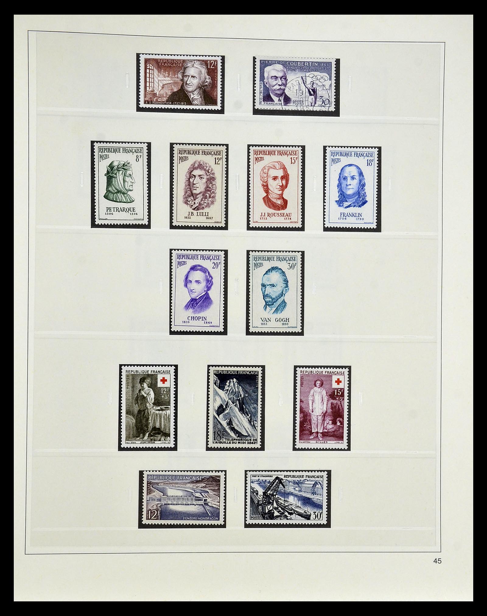 35025 071 - Postzegelverzameling 35025 Frankrijk 1849-2007.