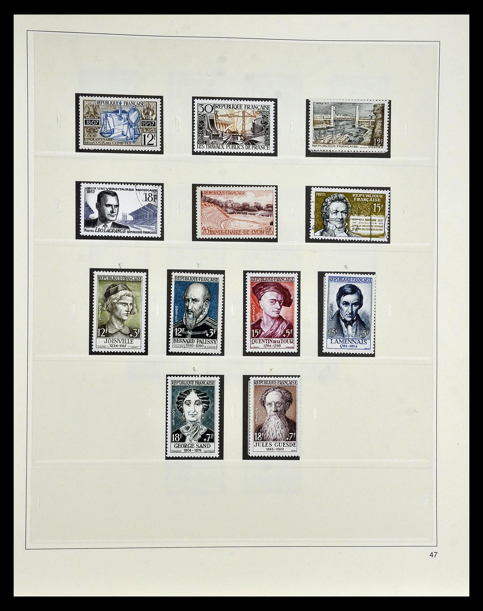 35025 073 - Postzegelverzameling 35025 Frankrijk 1849-2007.