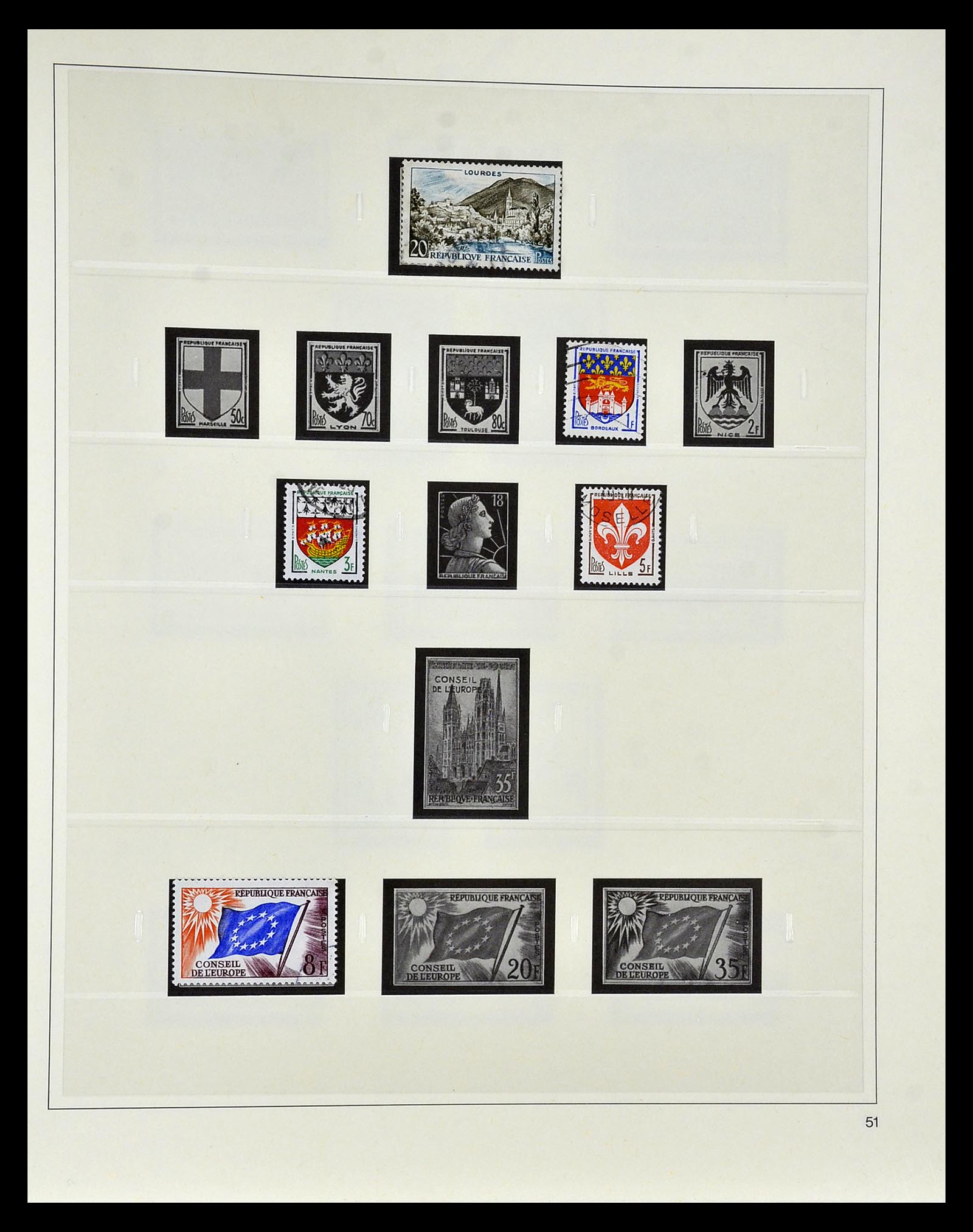 35025 077 - Postzegelverzameling 35025 Frankrijk 1849-2007.